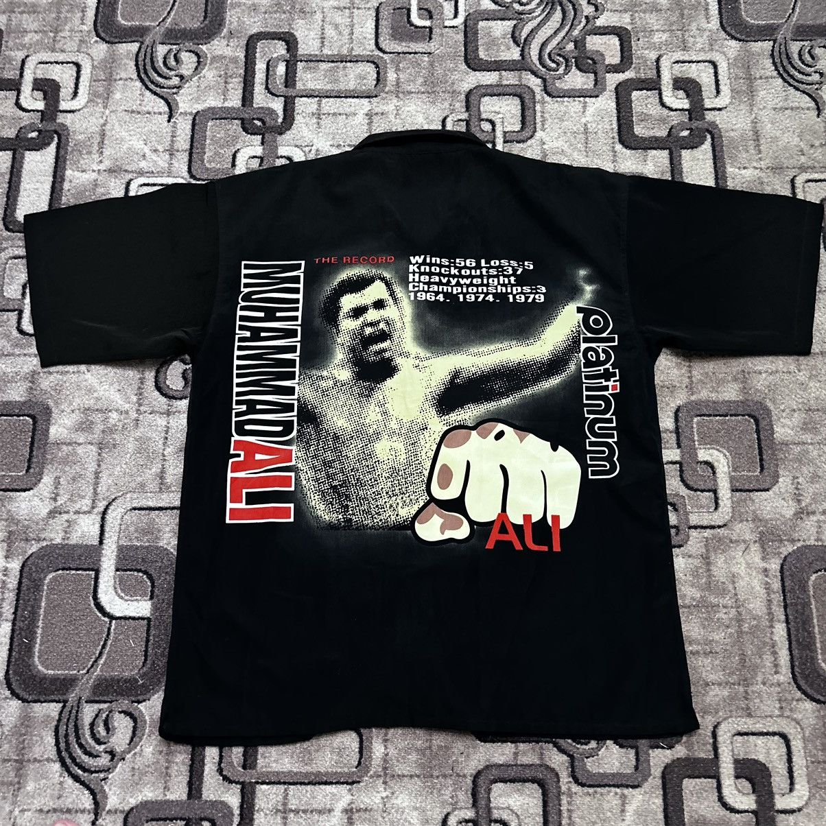 Fubu Fubu Platinium vintage full print shirt Muhammad Ali Boxing Size US XXL / EU 58 / 5 - 4 Thumbnail