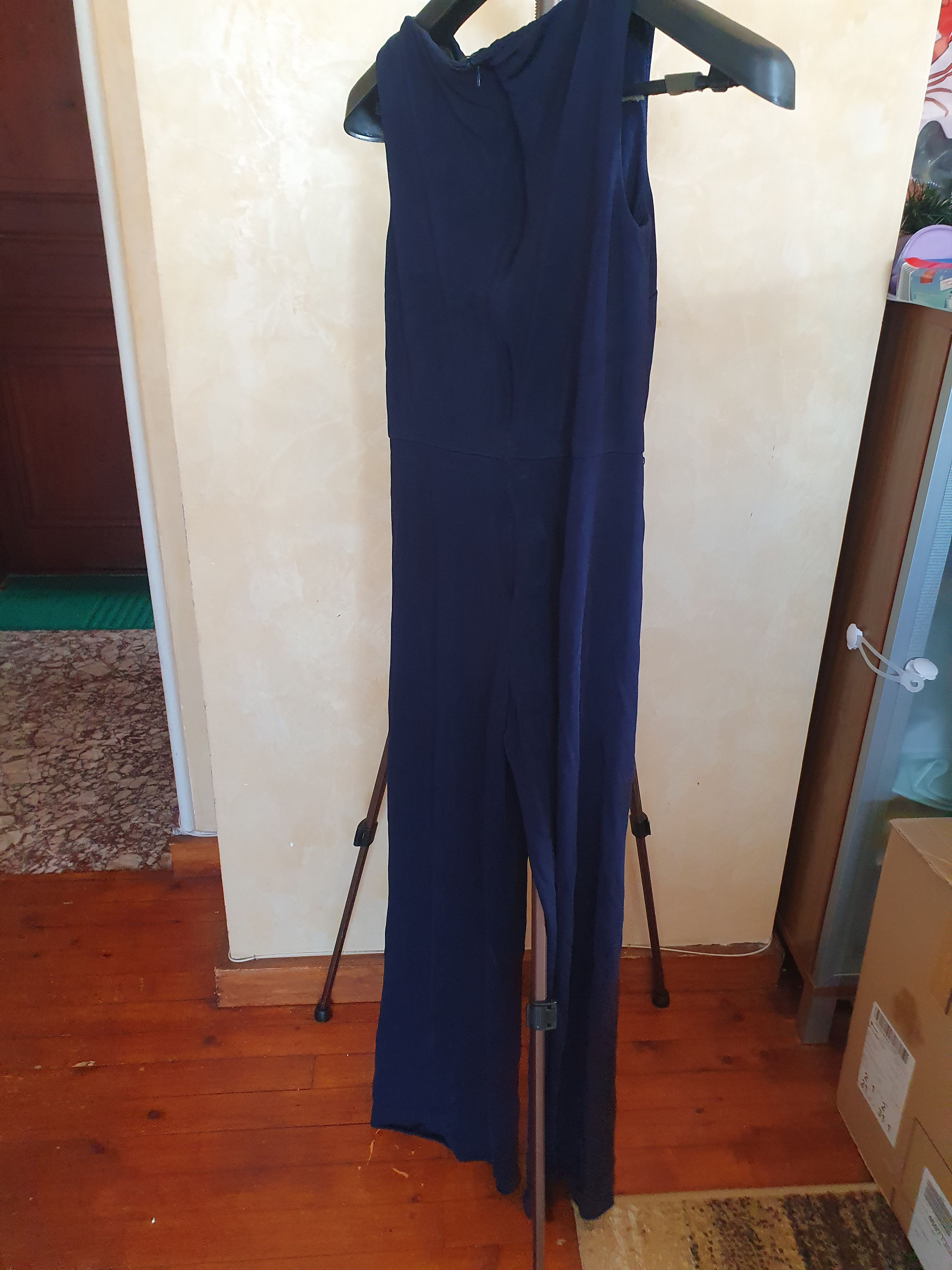 Ralph Lauren Ralph Lauren Jumpsuit Sleeveless Wide Leg Navy Blue sz 8 Size 30" / US 8 / IT 44 - 7 Thumbnail