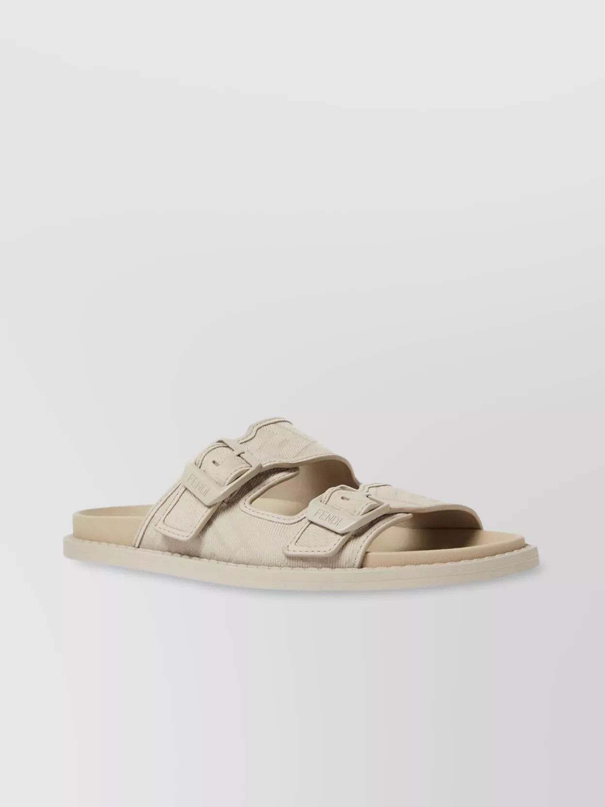 Fendi o1s1wg110526 Fendi Feel Sandals in Beige Size US 7.5 / EU 40-41 - 2 Thumbnail