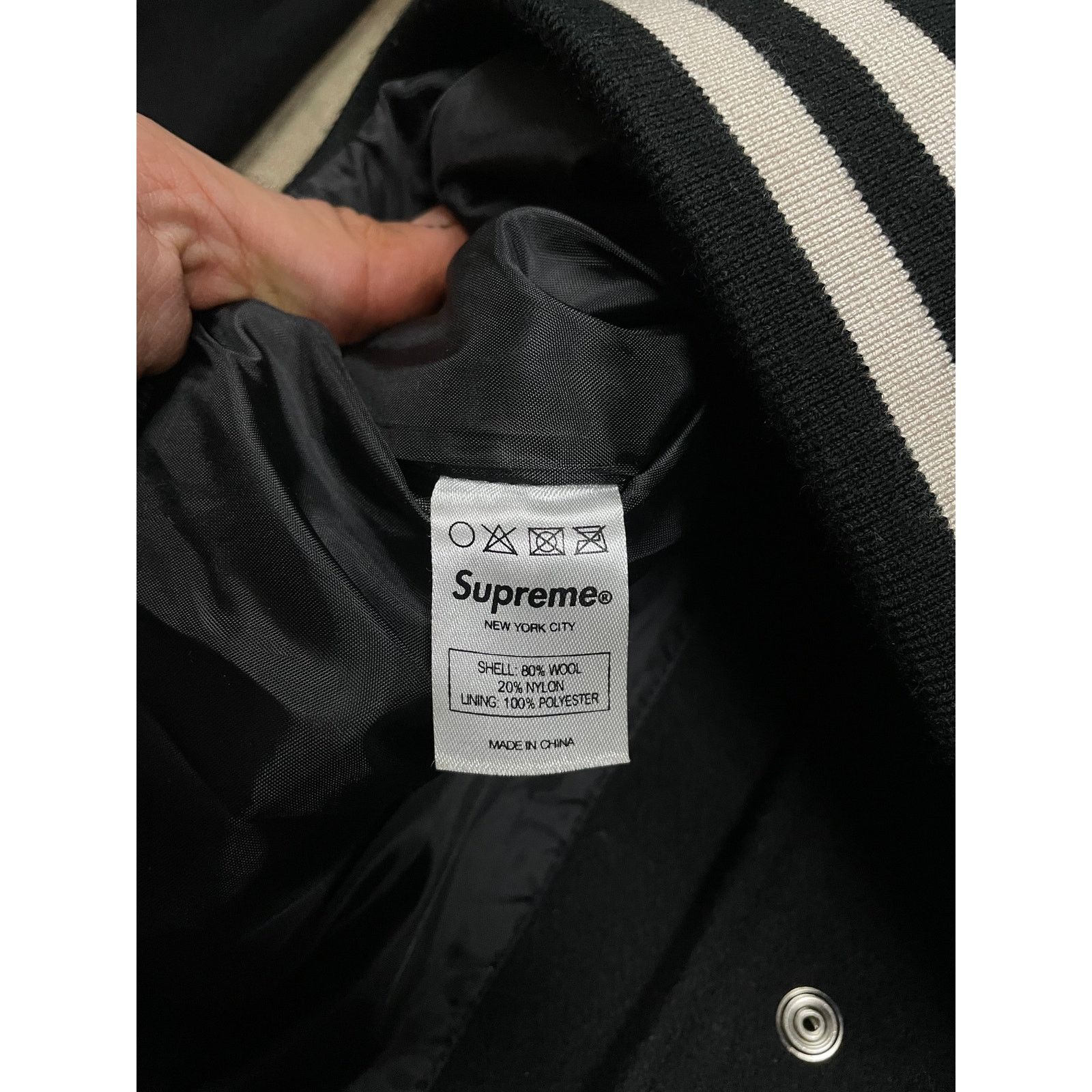 Supreme Supreme SS11 Playboy Varsity Jacket Black Used Small Size US S / EU 44-46 / 1 - 4 Thumbnail