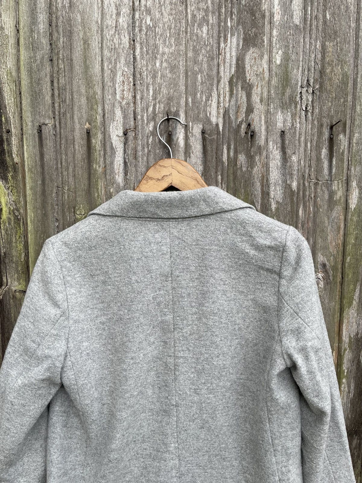 Global Work Global Work Grey Wool Blend Overcoat Classic Fit – Size M Size M / US 6-8 / IT 42-44 - 11 Thumbnail