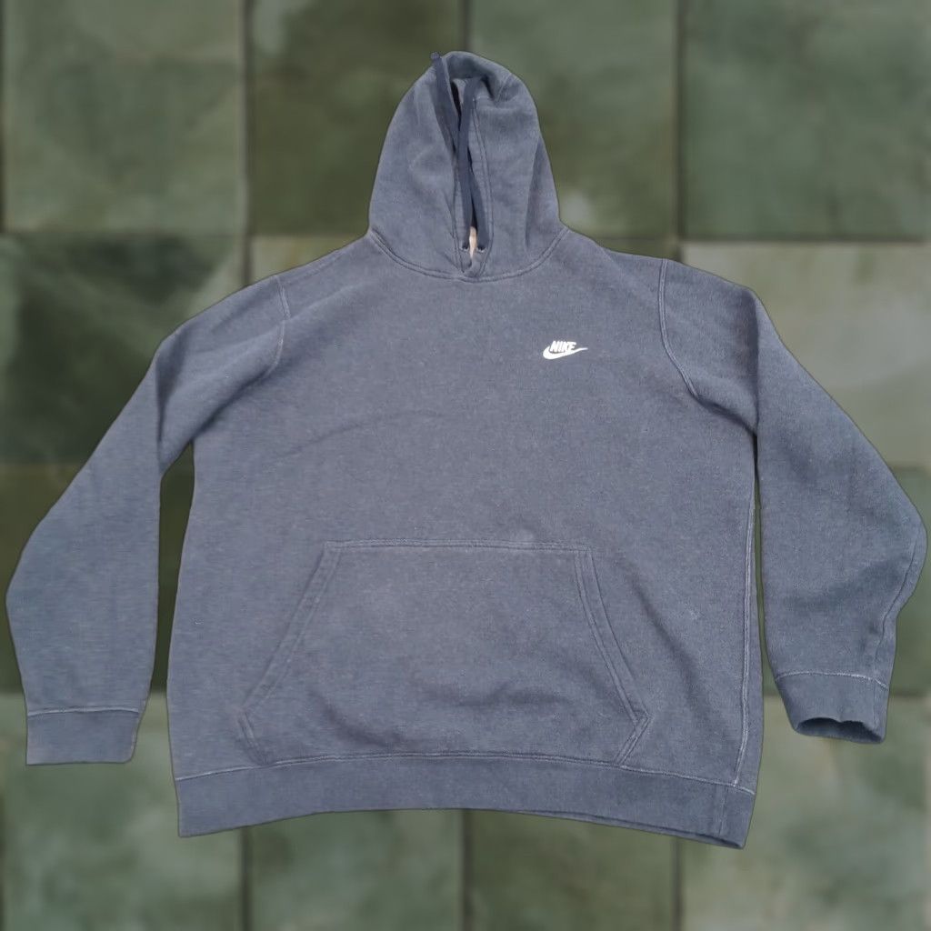 Nike Nike Blue Hooded Pullover Mens Sweater Extra Large Long Sleeve Casual Cotton Polyester Size US XL / EU 56 / 4 - 1 Thumbnail