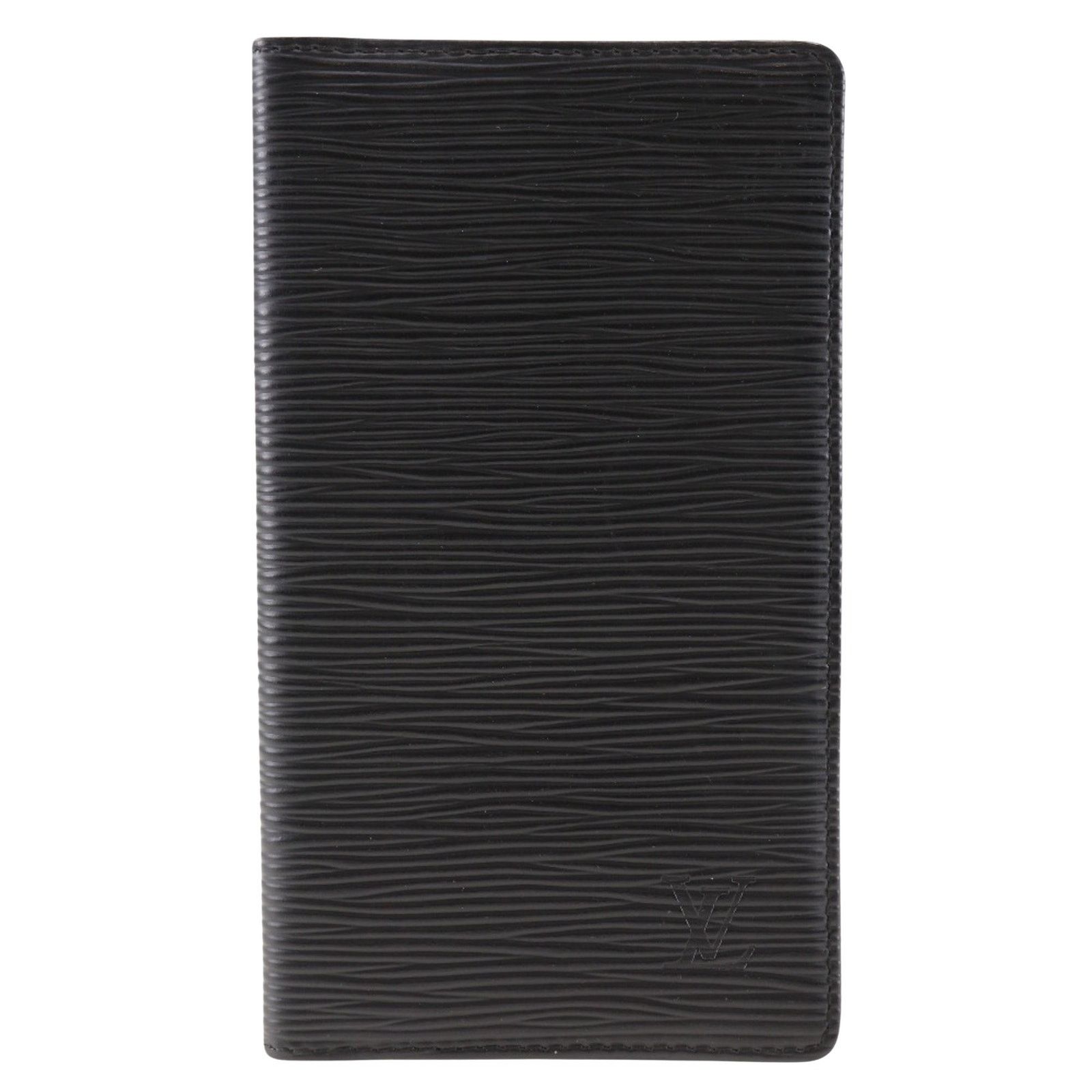 Louis Vuitton Epi Leather Brazza Long Bifold Wallet Black