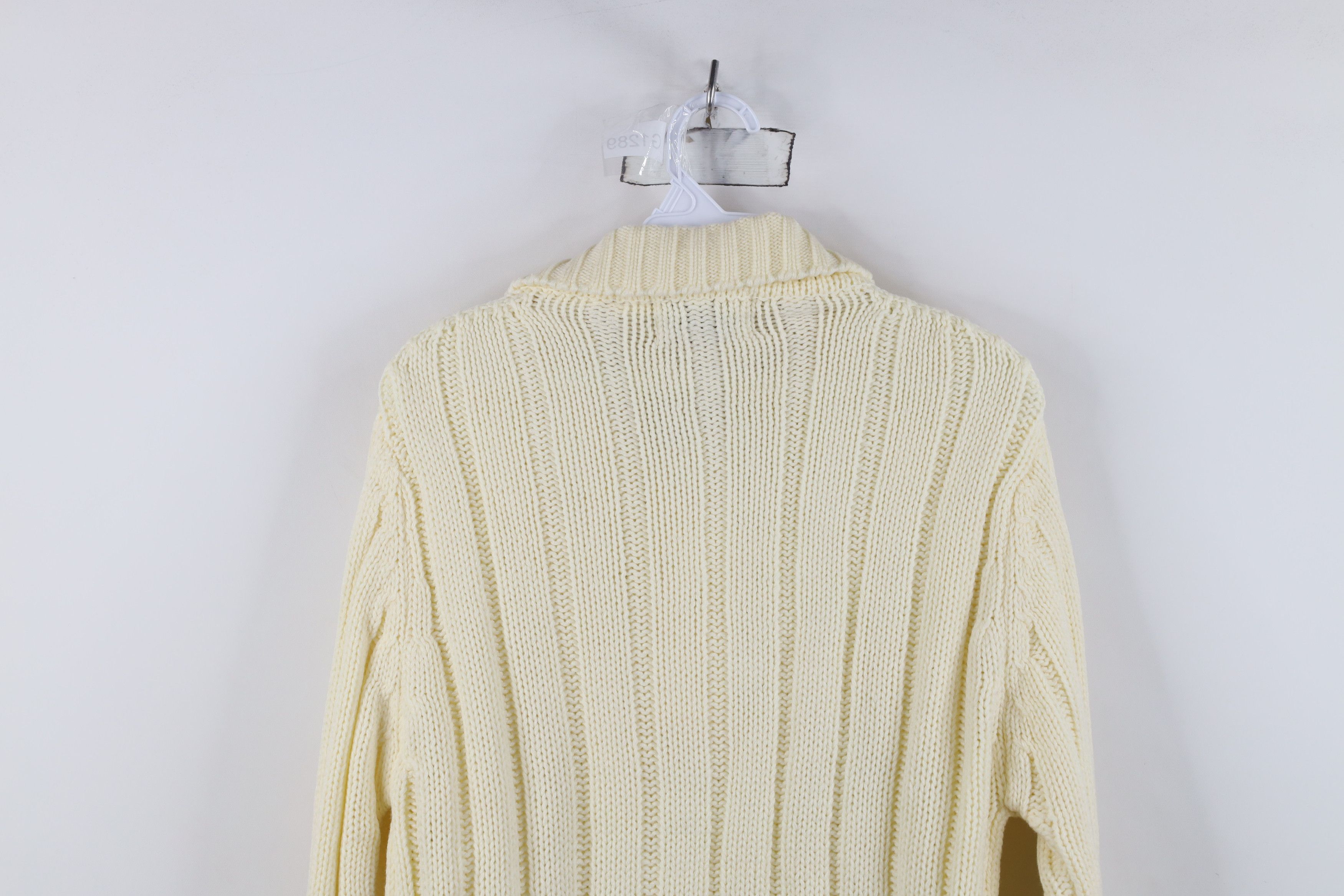 Vintage Vintage 70s Streetwear Fisherman Chunky Cable Knit Sweater Size US S / EU 44-46 / 1 - 14 Thumbnail