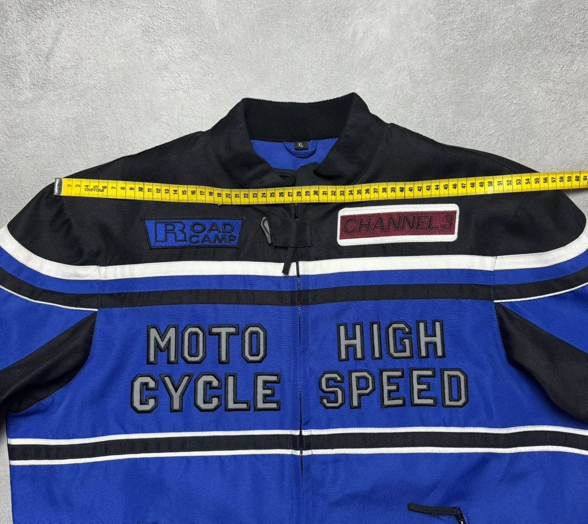 Other Moto High Cycle Speed Biker Racing Jacket Embroidered Logo Size US XL / EU 56 / 4 - 18 Thumbnail