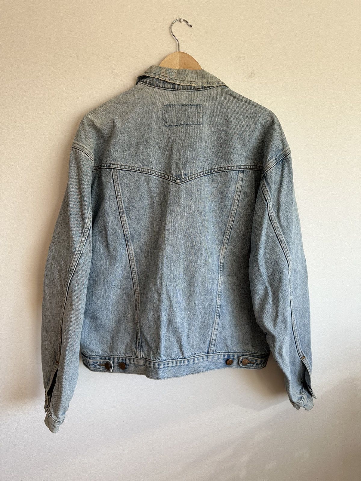 Vintage × Wrangler Wrangler denim jacket vintage streetwear Size US L / EU 52-54 / 3 - 2 Thumbnail