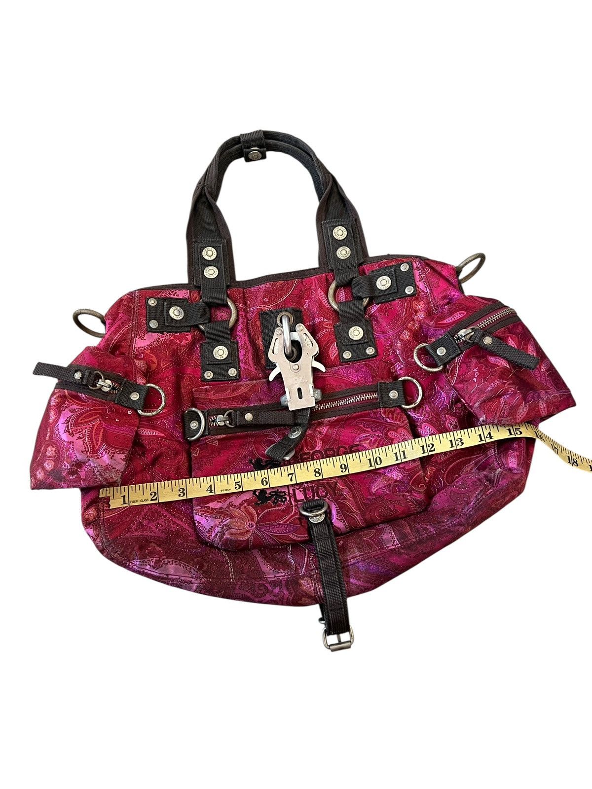 George Gina & Lucy 2000 George, Gina & Lucy Danish Bobtail Paisley Pattern Bag Size ONE SIZE - 14 Thumbnail