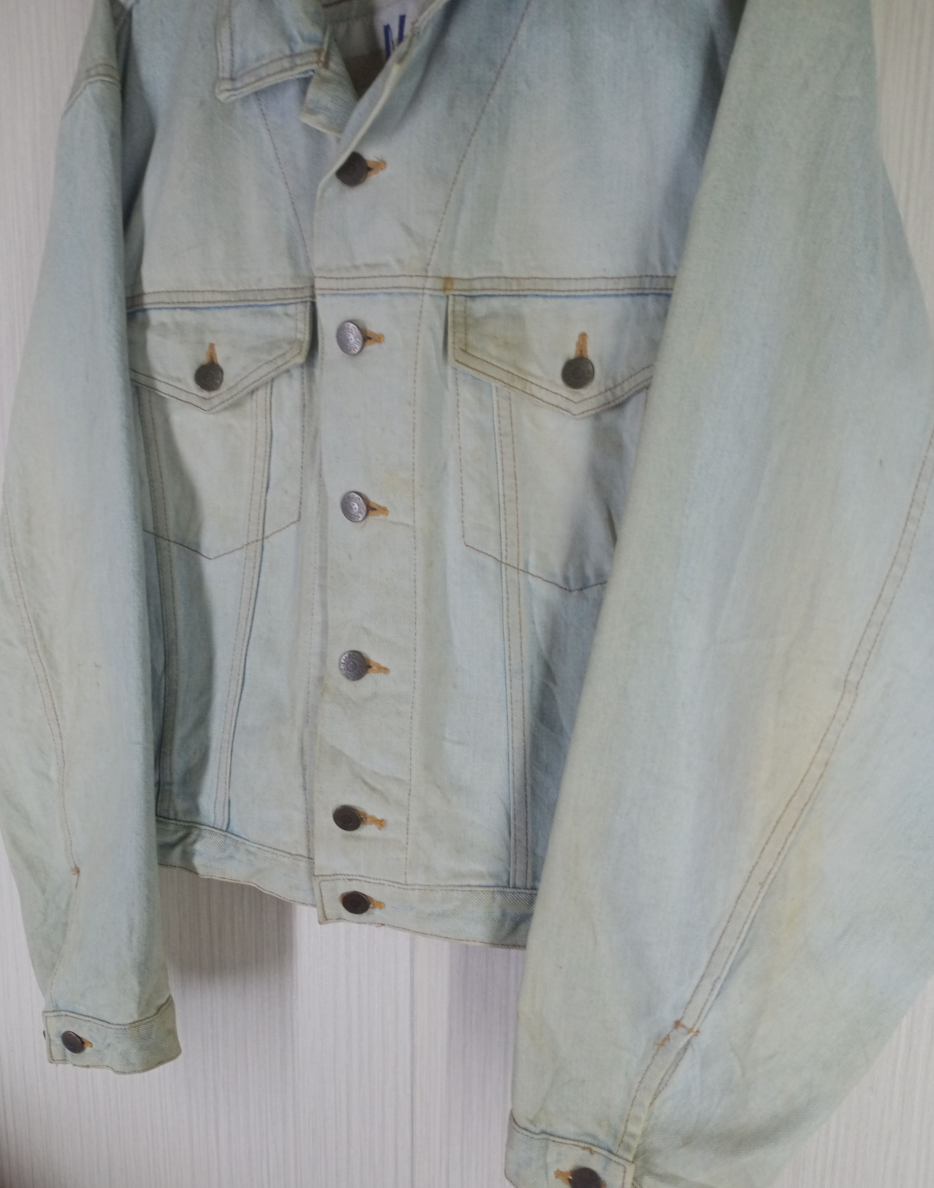 Kenzo Rare Vintage 90s Kenzo Distressed Denim Jacket Size US M / EU 48-50 / 2 - 9 Thumbnail