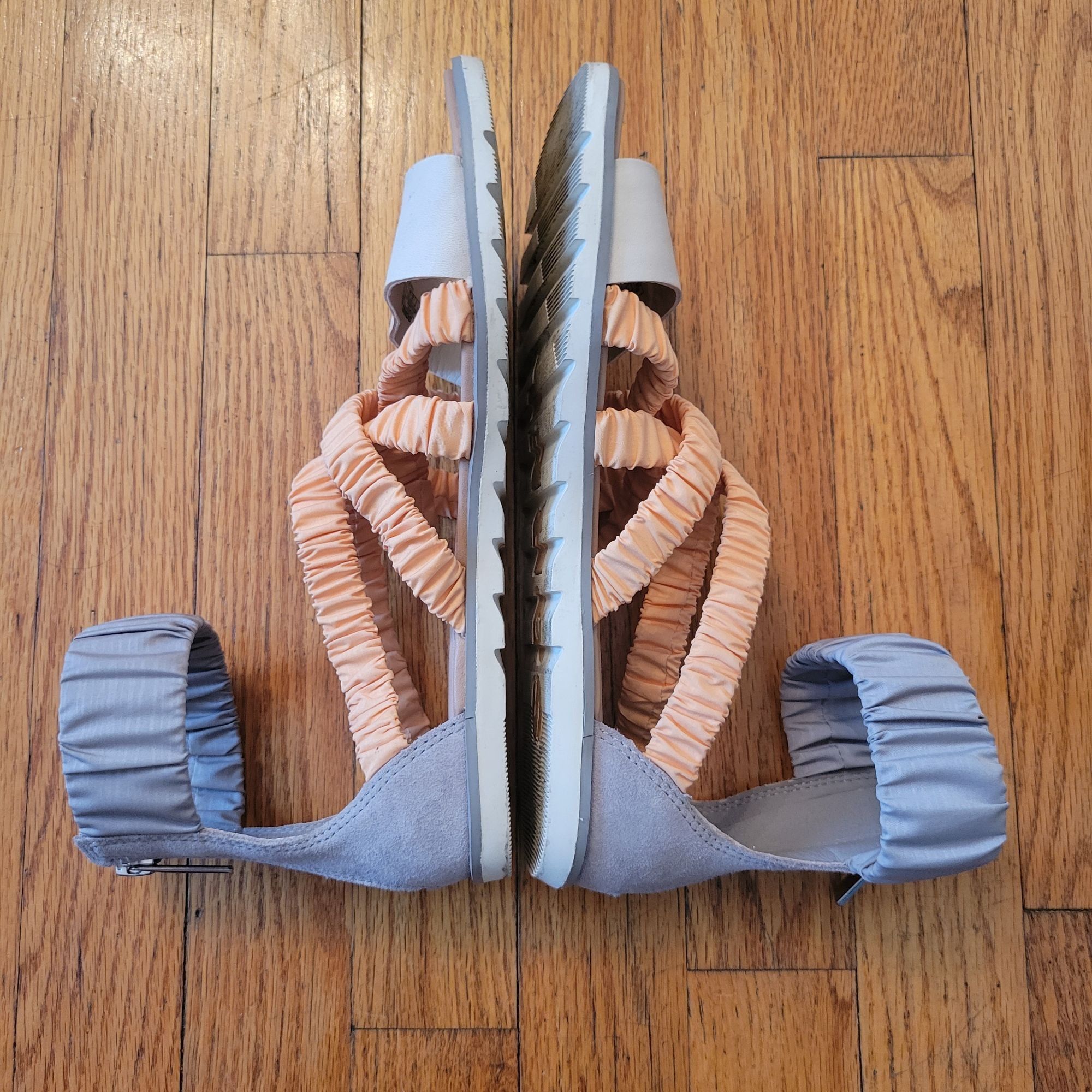 SOREL Sorel 7 ELLA II Ankle Strap Orange Grey Summer Sandals Flat Size US 7 / IT 37 - 7 Thumbnail