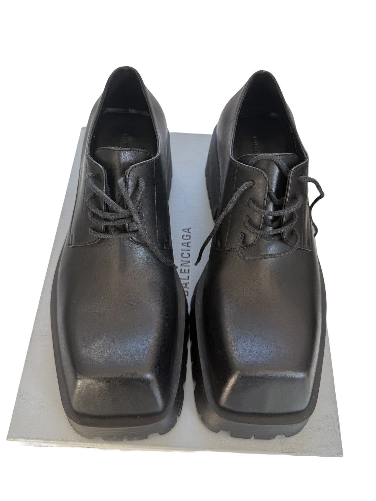 Balenciaga Balenciaga Derby Trooper Calfskin Size US 12 / EU 45 - 5 Thumbnail