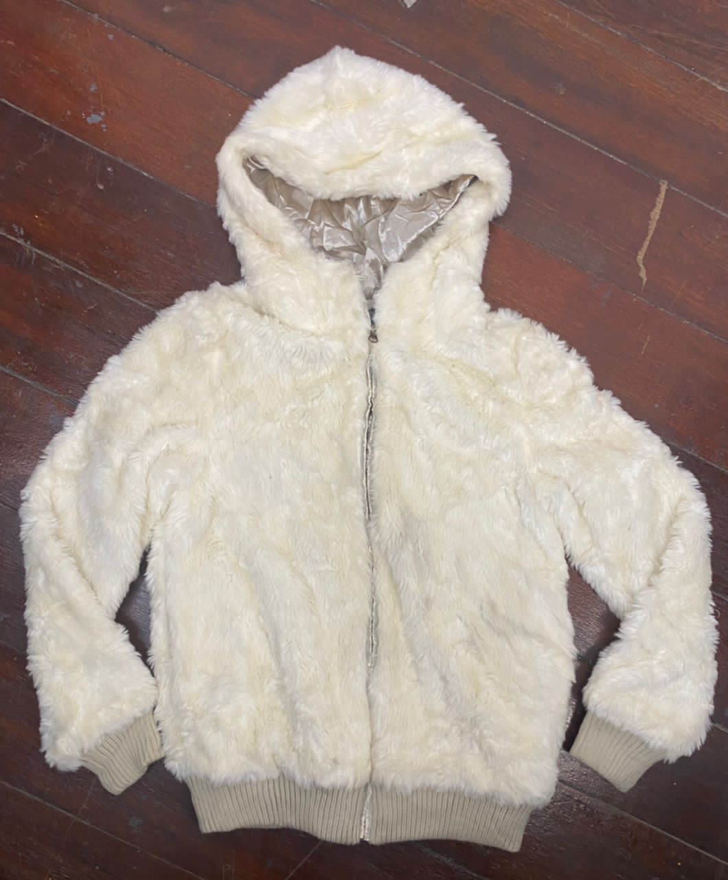 Other Natural couture fur hoodie zipper jacket Size US S / EU 44-46 / 1 - 12 Thumbnail
