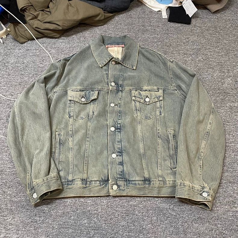 Acne Studios acne studios Washed denim jacket Size US XXS / EU 40 - 1 Thumbnail