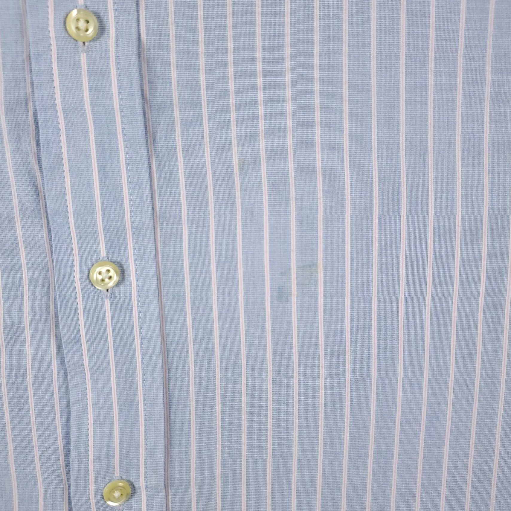 Tommy Hilfiger Tommy Hilfiger Blue Striped Button-Up Shirt Men's Large Long Sleeve Casual Size US L / EU 52-54 / 3 - 5 Thumbnail