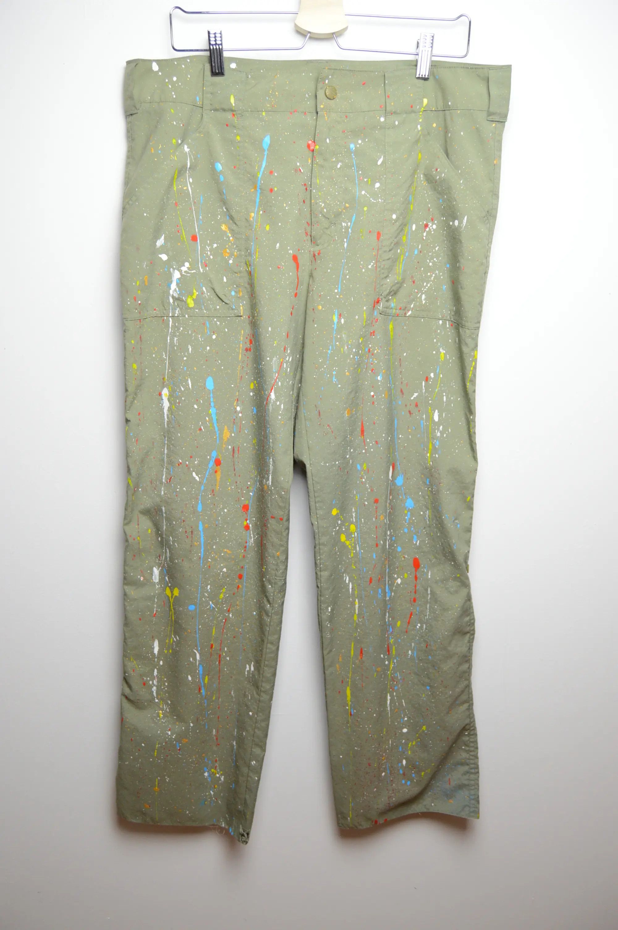 Nike ACG × Vintage 1 of 1 Nike ACG Hand Painted Pants Size US 33 - 1 Thumbnail