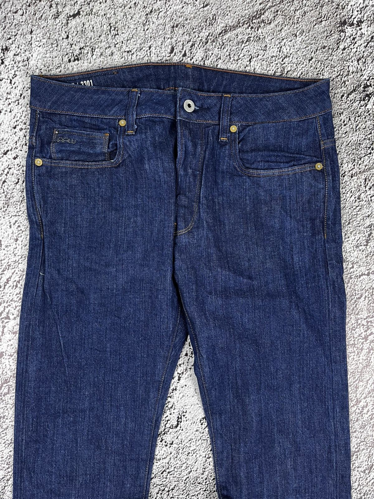 G-Star Vintage Y2K G STAR slim blue denim jeans trousers Size US 33 - 6 Thumbnail