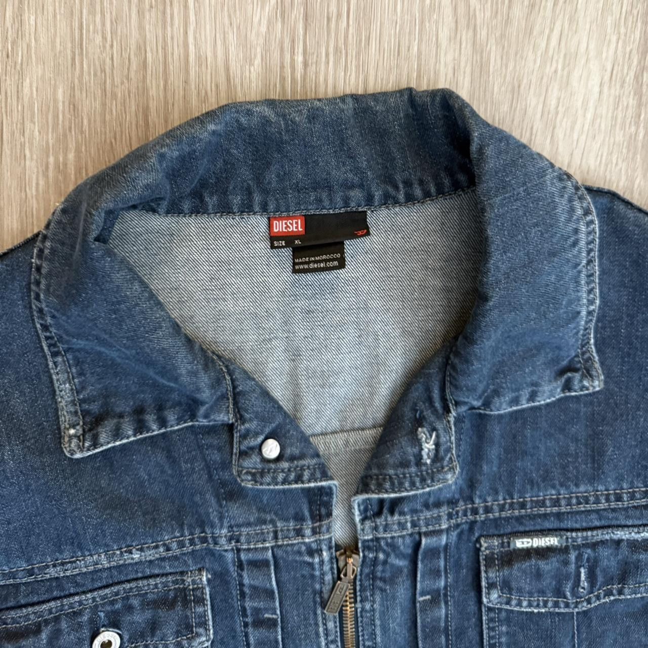 Diesel Vintage Diesel denim zip up jacket Size XL / US 12-14 / IT 48-50 - 4 Thumbnail