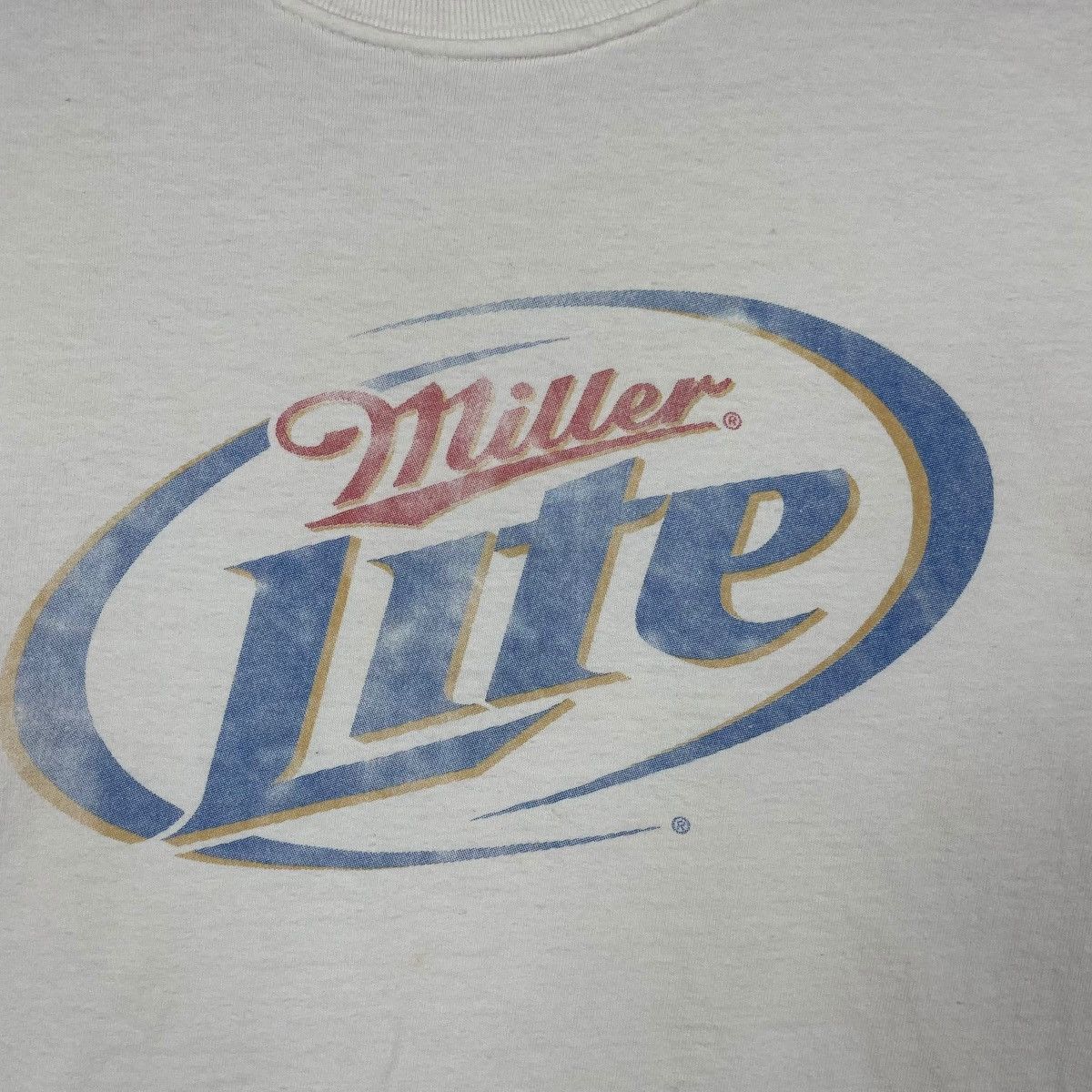 Vintage Vintage Miller Lite Beer Tee Shirt Size US L / EU 52-54 / 3 - 3 Thumbnail