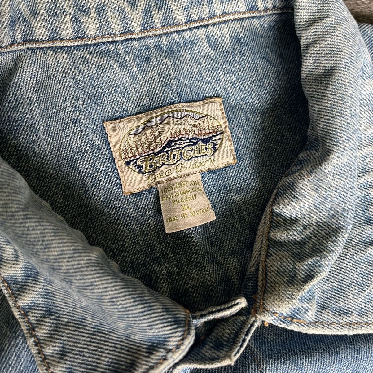 Britches Vintage 1990s Britches Light Wash Denim Jean Trucker Jacket Size US XL / EU 56 / 4 - 6 Thumbnail
