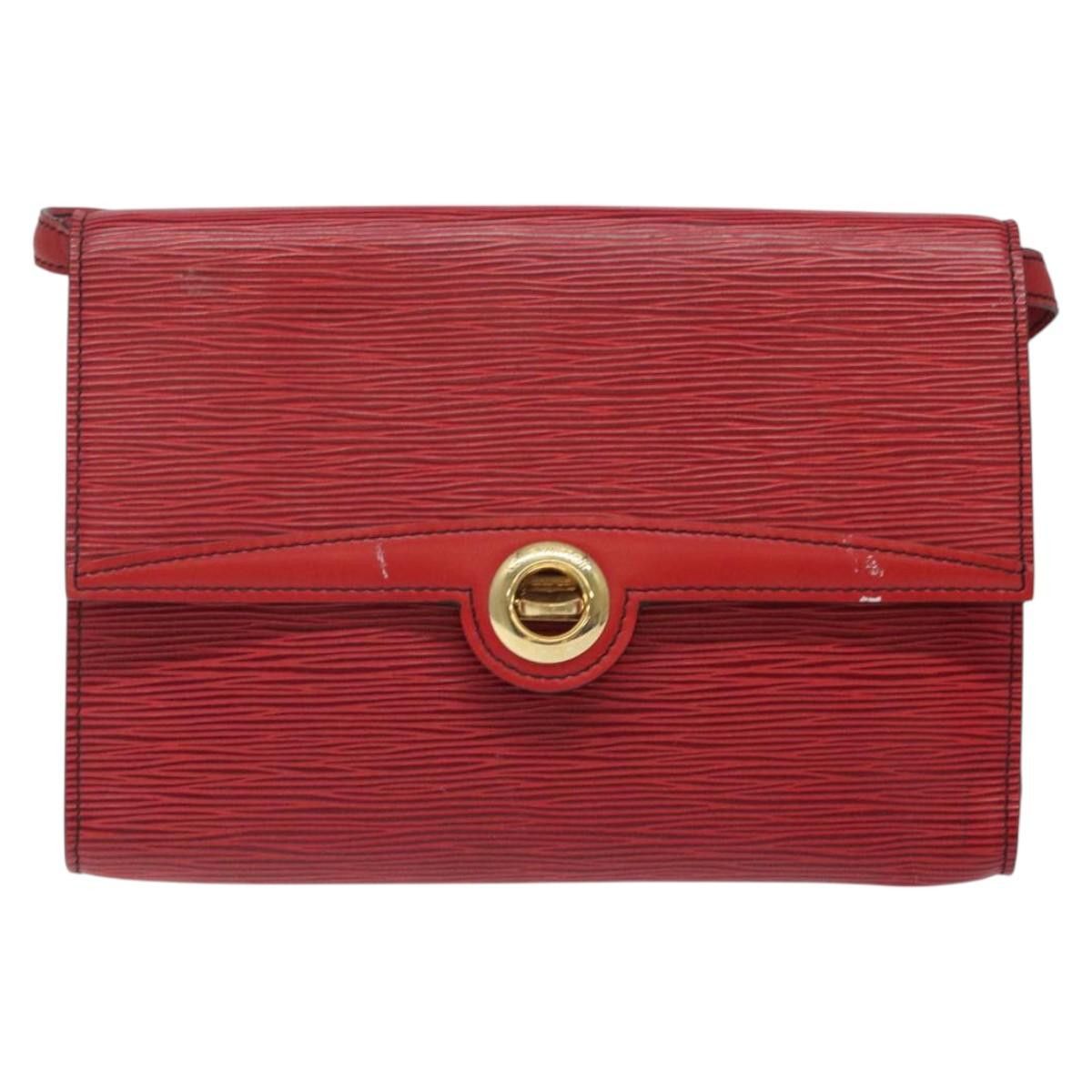 Louis Vuitton LOUIS VUITTON Epi Pochette Arche Shoulder Bag Red M52577 Size ONE SIZE - 13 Thumbnail