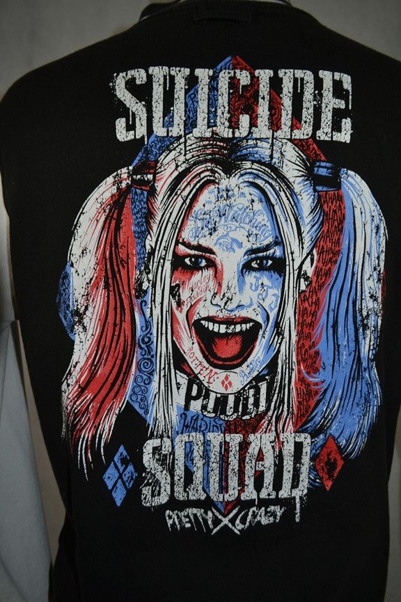 DC Comics × Vintage Vintage 2016 Suicide Squad Harley Quinn Bomber Jacket M Size US M / EU 48-50 / 2 - 3 Thumbnail