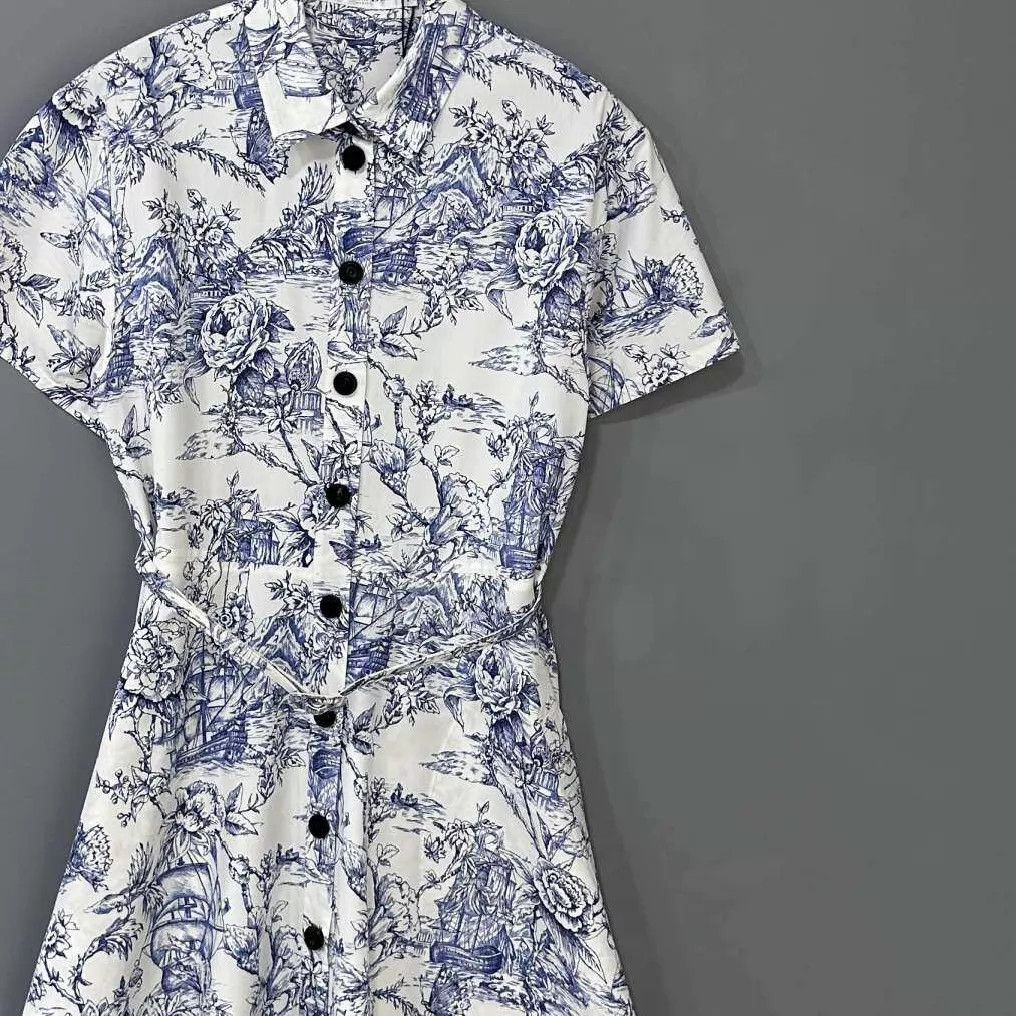 Dior Dior Zoo Print Dress Size S / US 4 / IT 40 - 2 Thumbnail