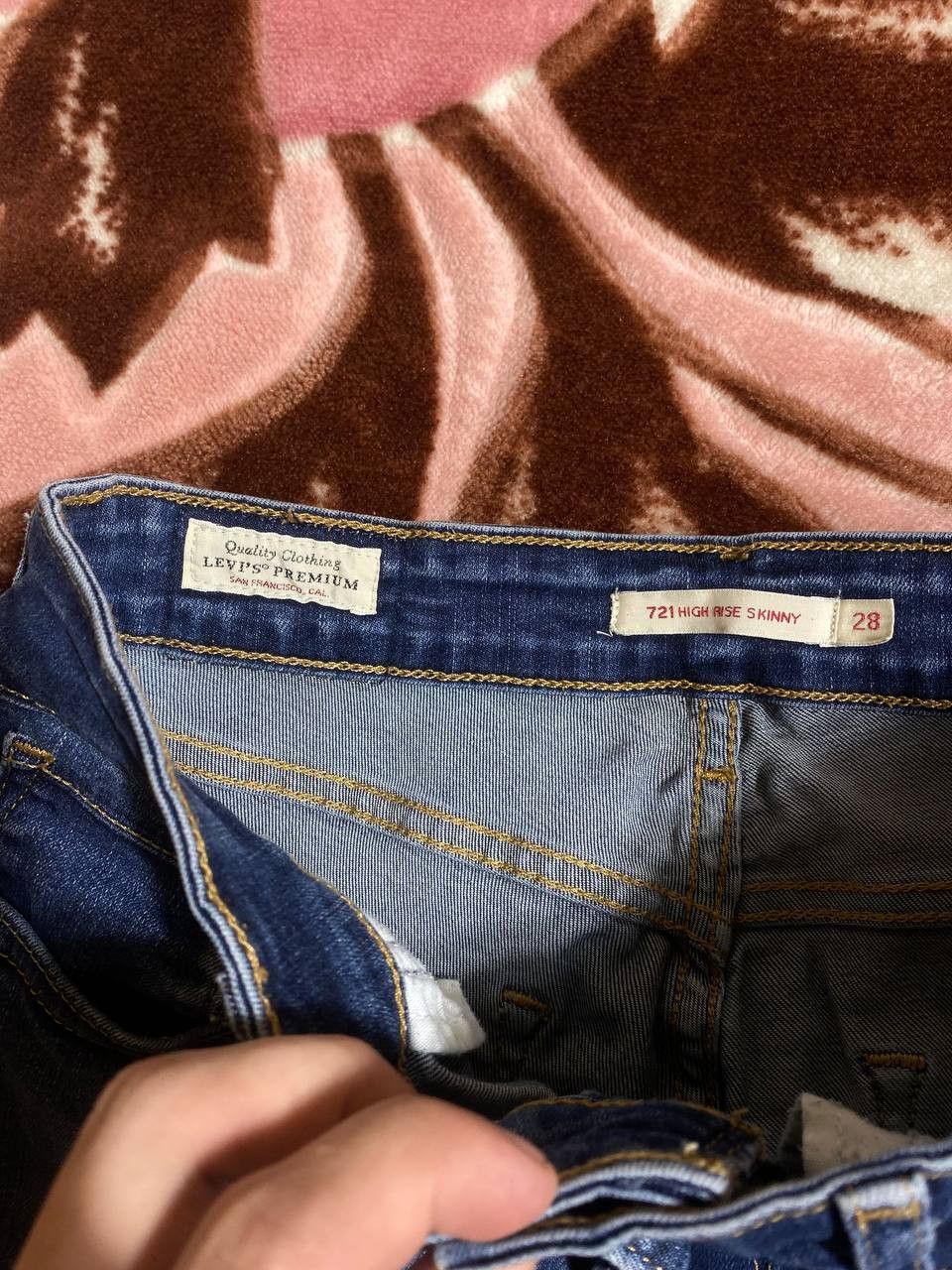 Levi's × Vintage Vintage Levis 721 hight rise skinny denim jeans nice Size US 28 / EU 44 - 2 Thumbnail