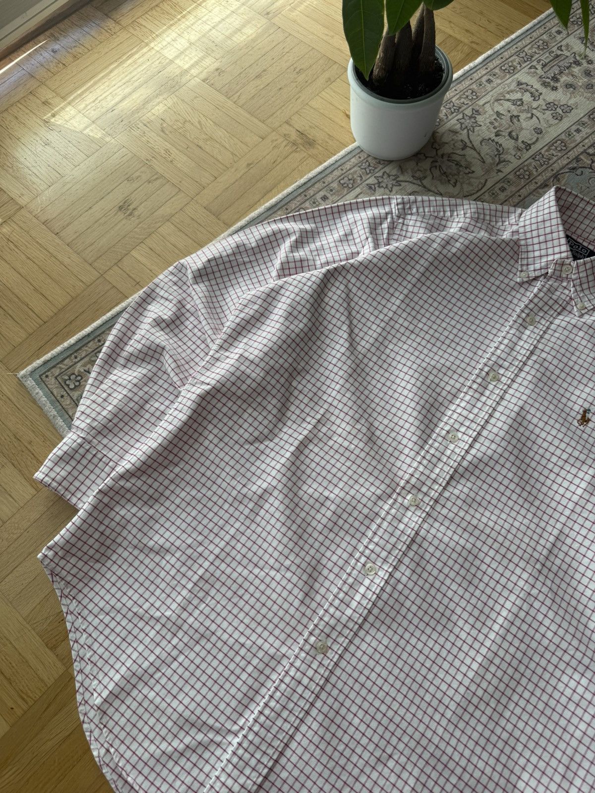 Polo Ralph Lauren Vintage Polo Ralph Lauren Oxford Check Shirt L/Oversized Fit Size US L / EU 52-54 / 3 - 2 Thumbnail