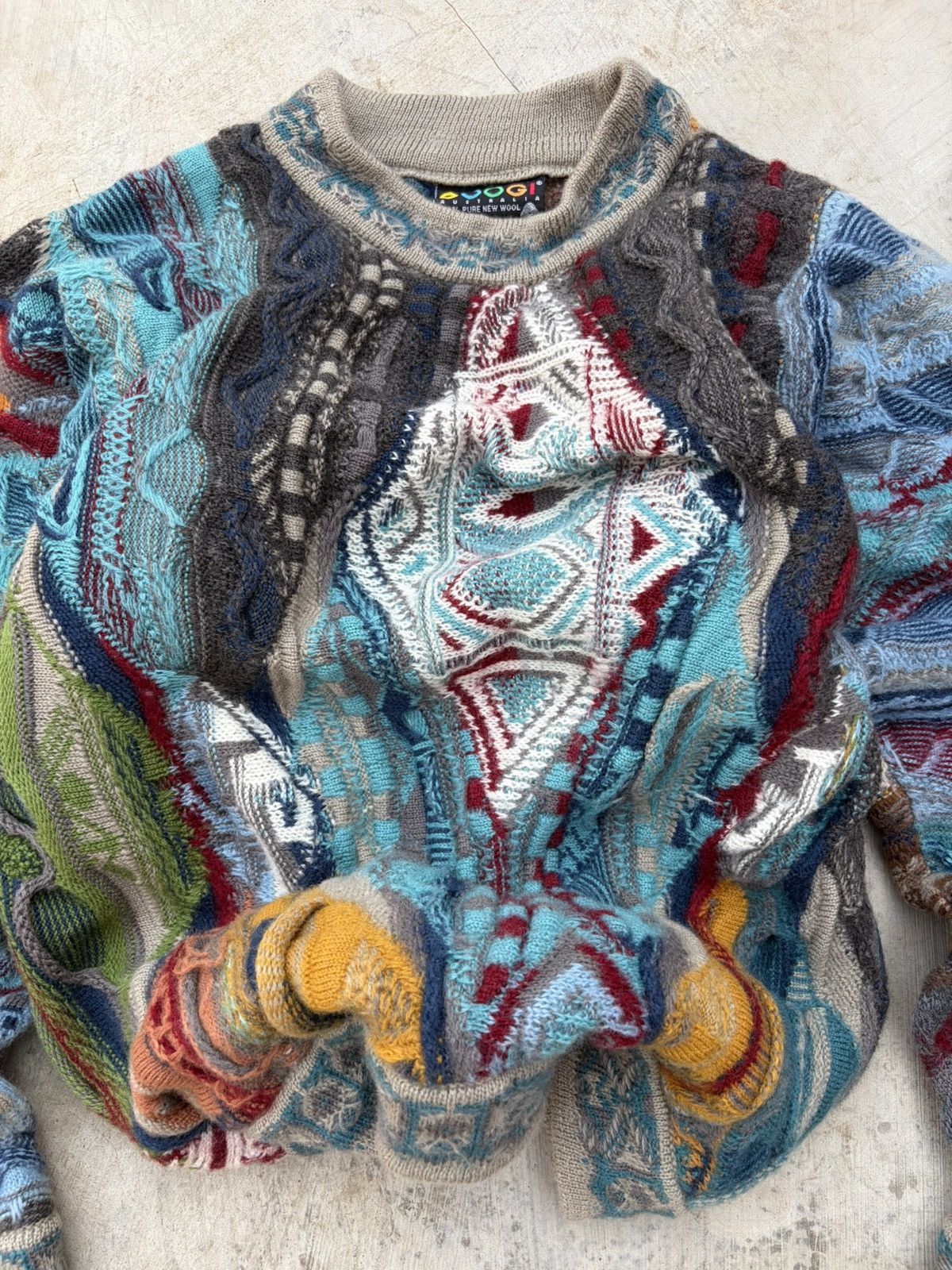 Coogi Vintage 90s Coogi 3D Knit Sweater Size US S / EU 44-46 / 1 - 2 Thumbnail