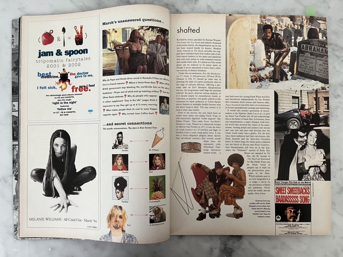 Vintage THE FACE MAGAZINE MARCH 1994, VOLUME 2 NUMBER 66 Size ONE SIZE - 3 Thumbnail