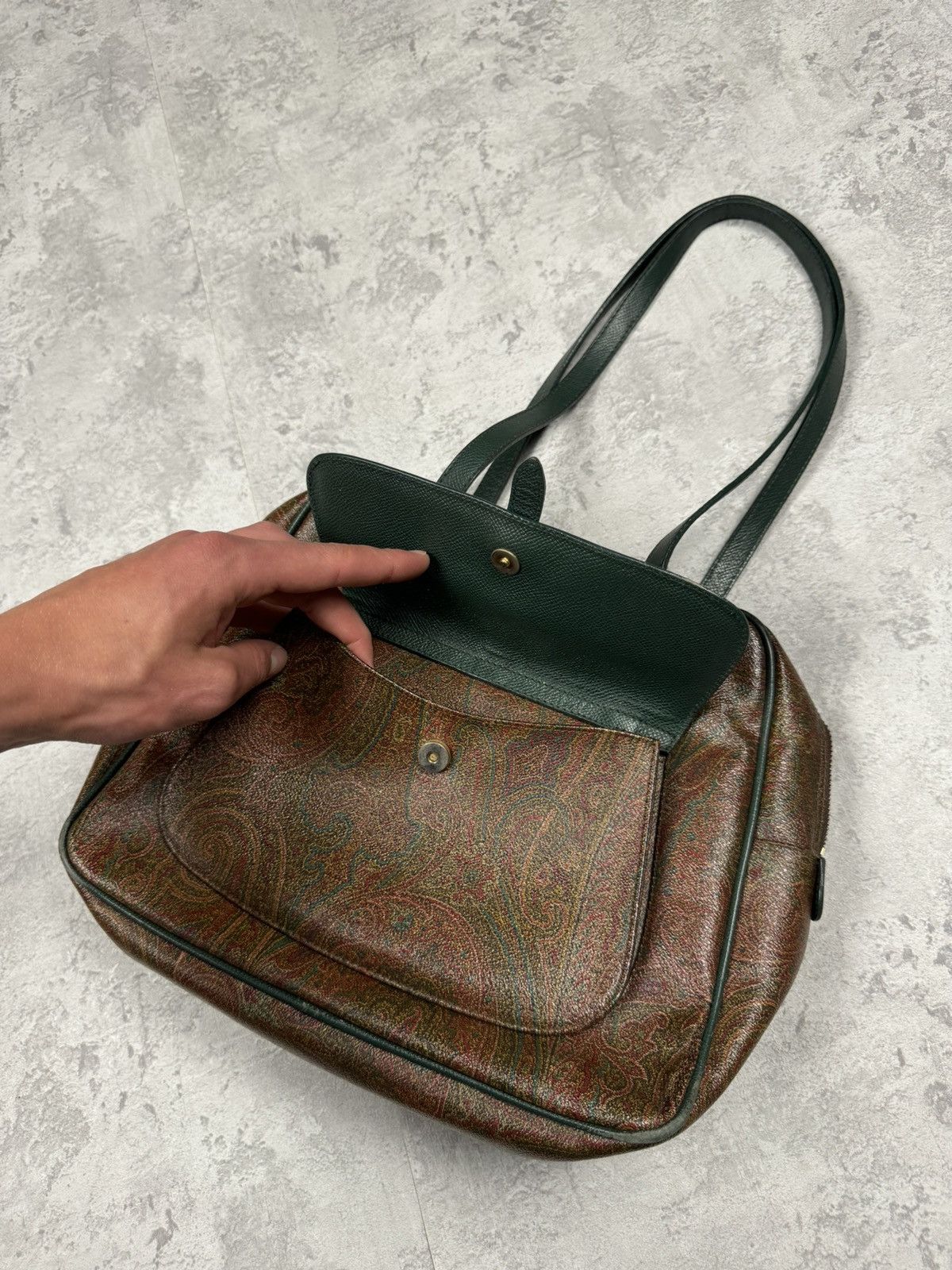 Etro Vintage ETRO Patterned Shoulder Bag Size ONE SIZE - 6 Thumbnail