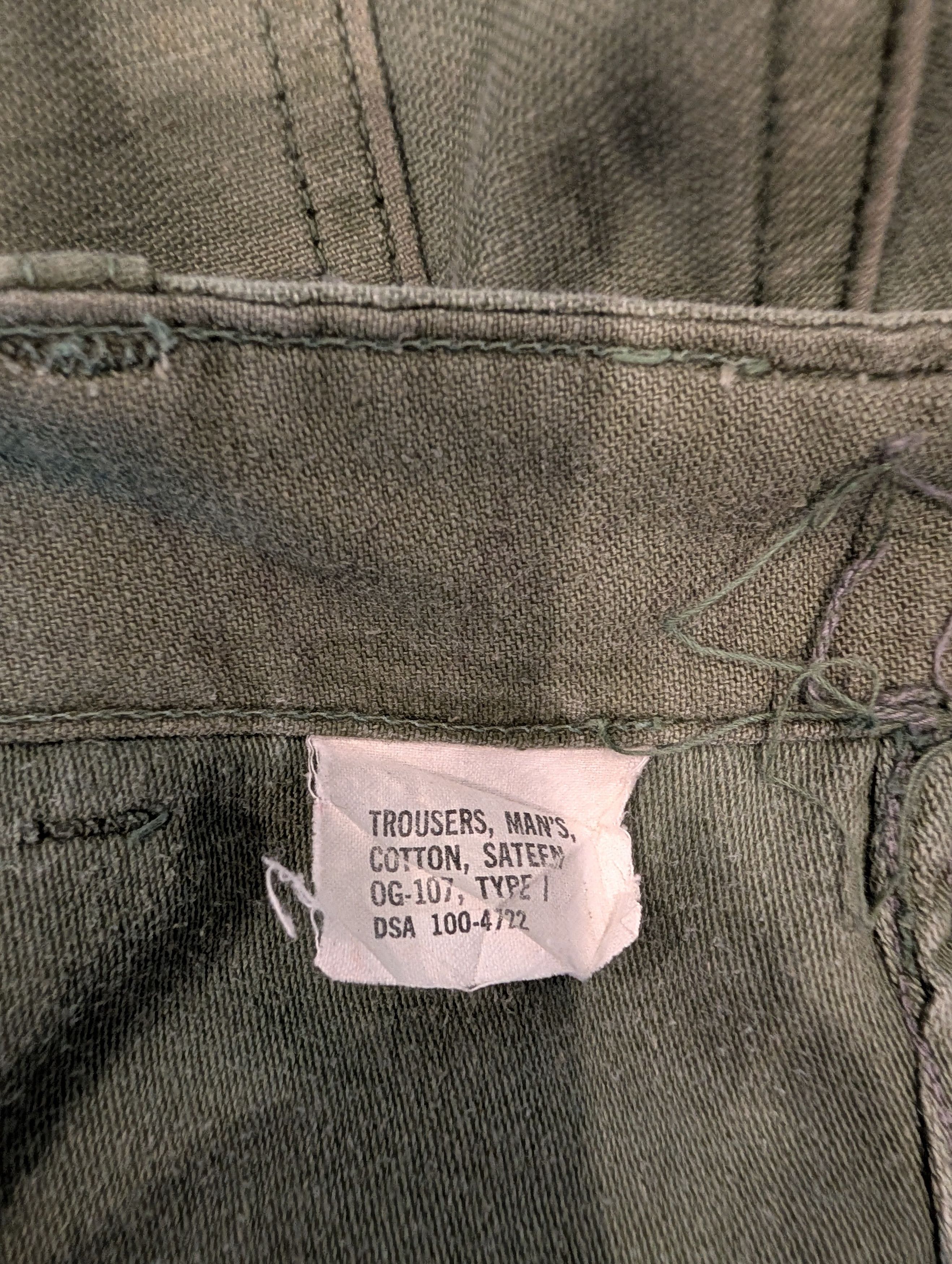 Vintage Vintage Military Army Trousers Size US 30 / EU 46 - 4 Thumbnail