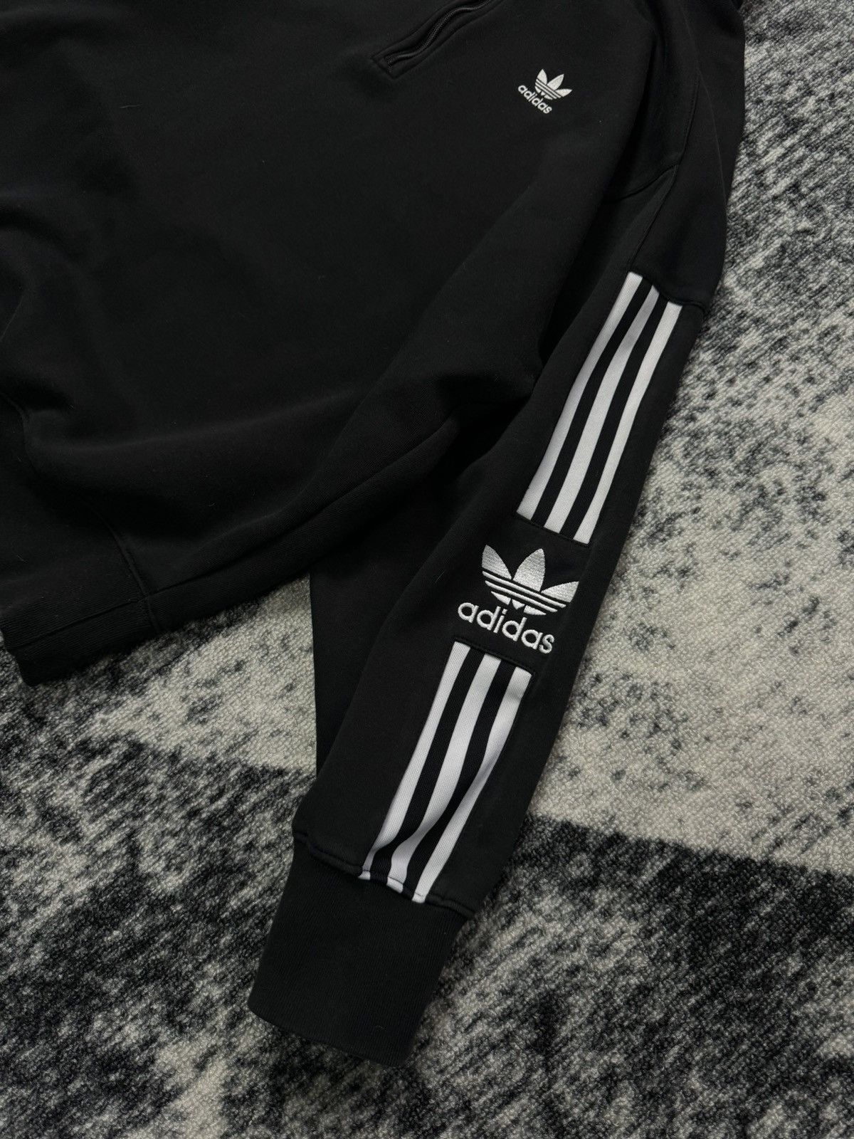 Adidas × Vintage Vintage Adidas sweatshirt Half zip 1/4 Y2K 90s STYLE Size S / US 4 / IT 40 - 2 Thumbnail