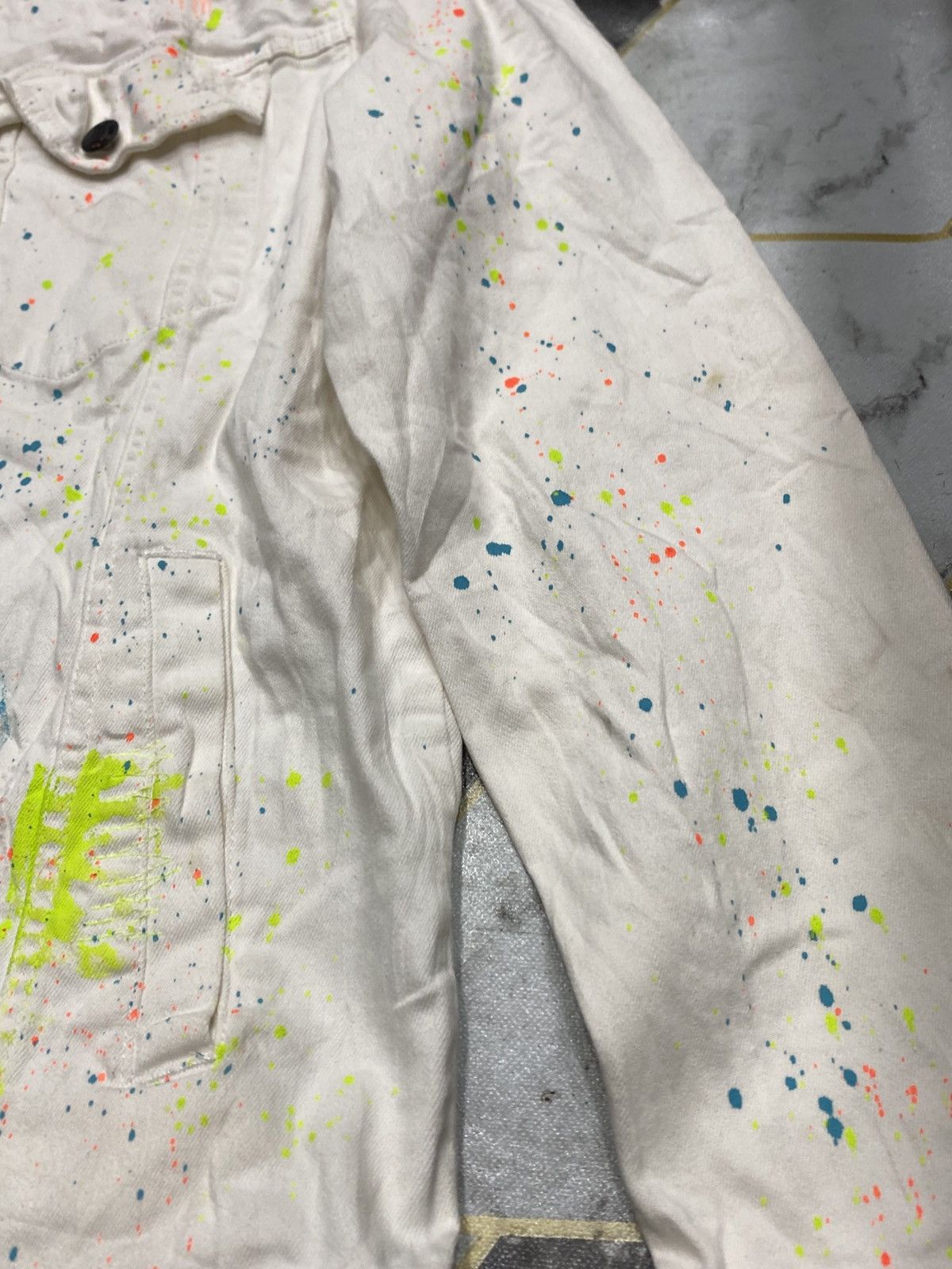 Smoke Rise Smoke Rise painted denim jacket Size US XL / EU 56 / 4 - 6 Thumbnail