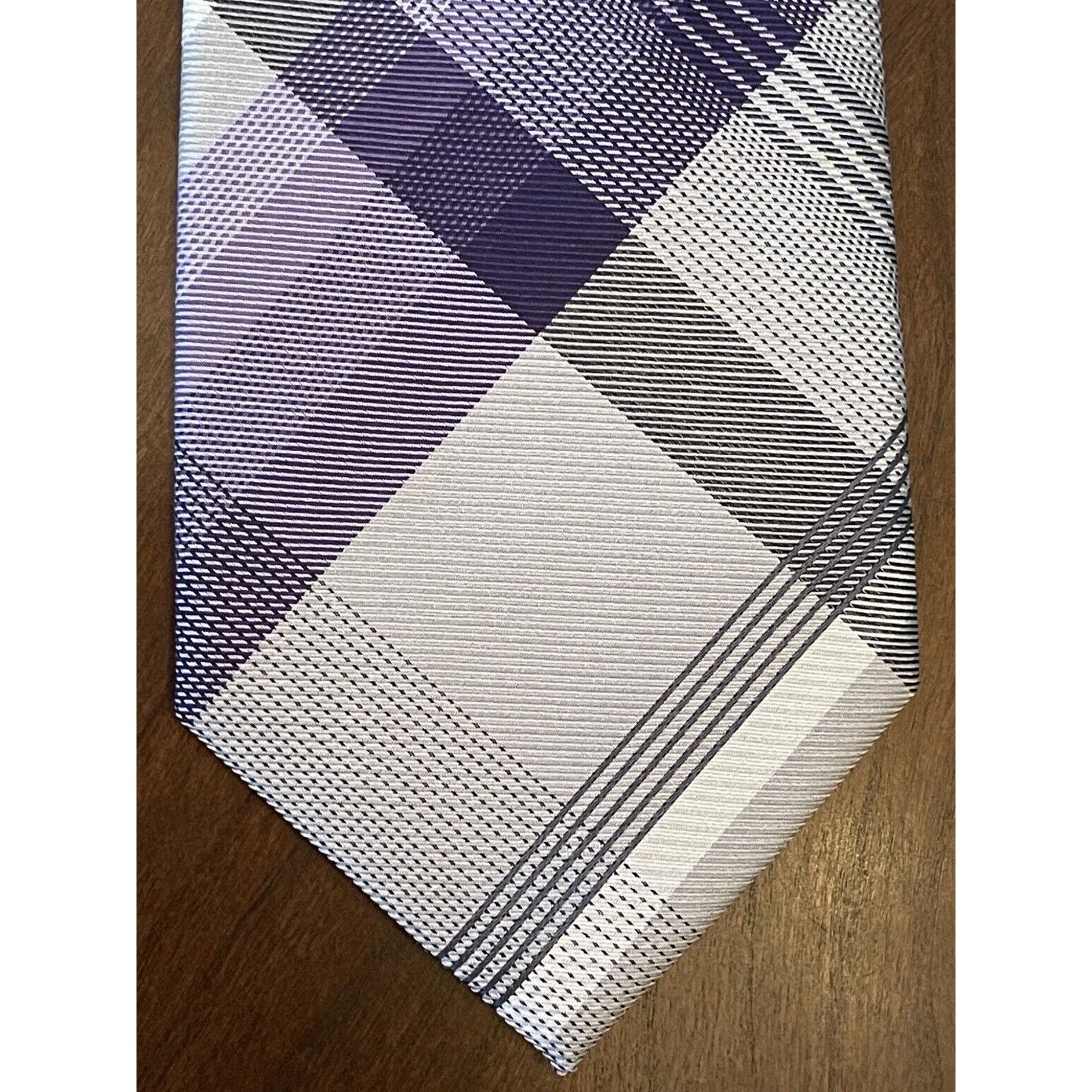 Geoffrey Beene Geoffrey Beene Purple 65% Silk 35% Polyester Made In China Size ONE SIZE - 1 Thumbnail