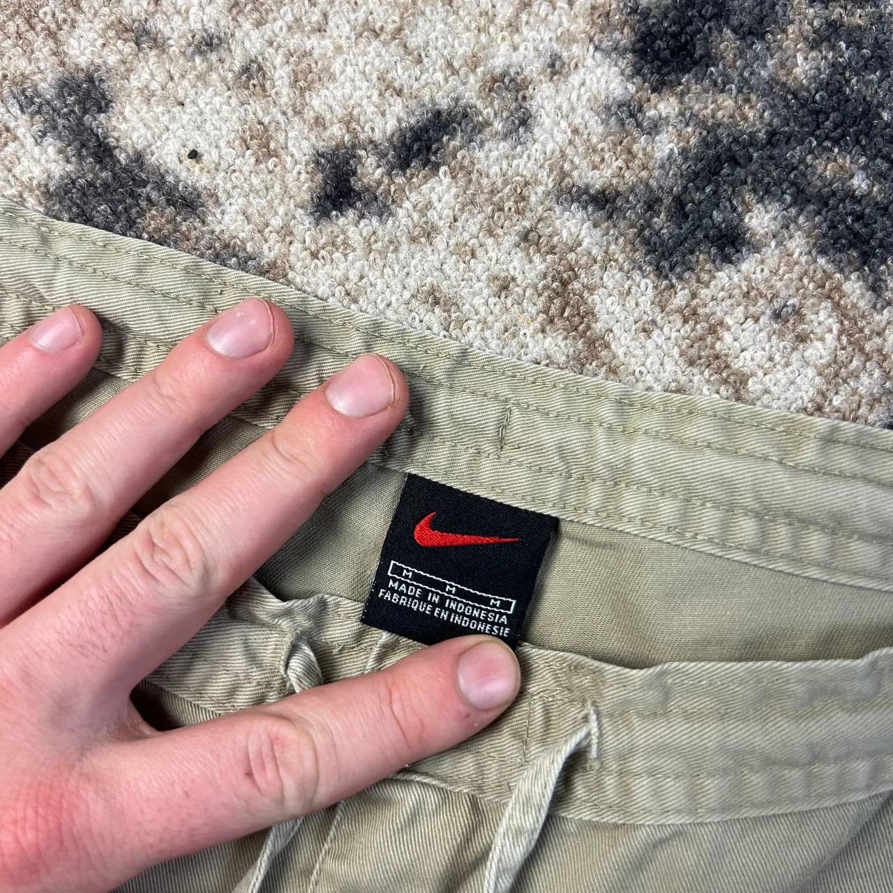 Nike Nike Vintage 90s Mini Logo Baggy Cargo Pants Size US 32 / EU 48 - 7 Thumbnail