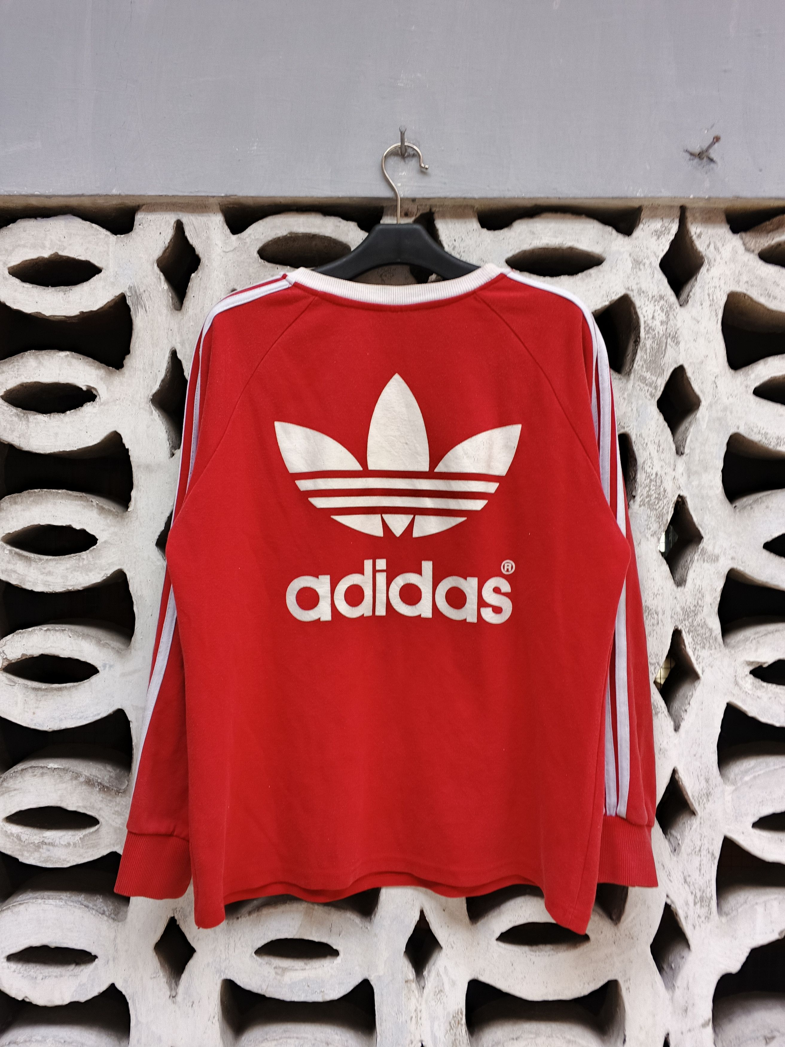 Adidas × Vintage Vintage Adidas Big Logo Size US L / EU 52-54 / 3 - 6 Thumbnail