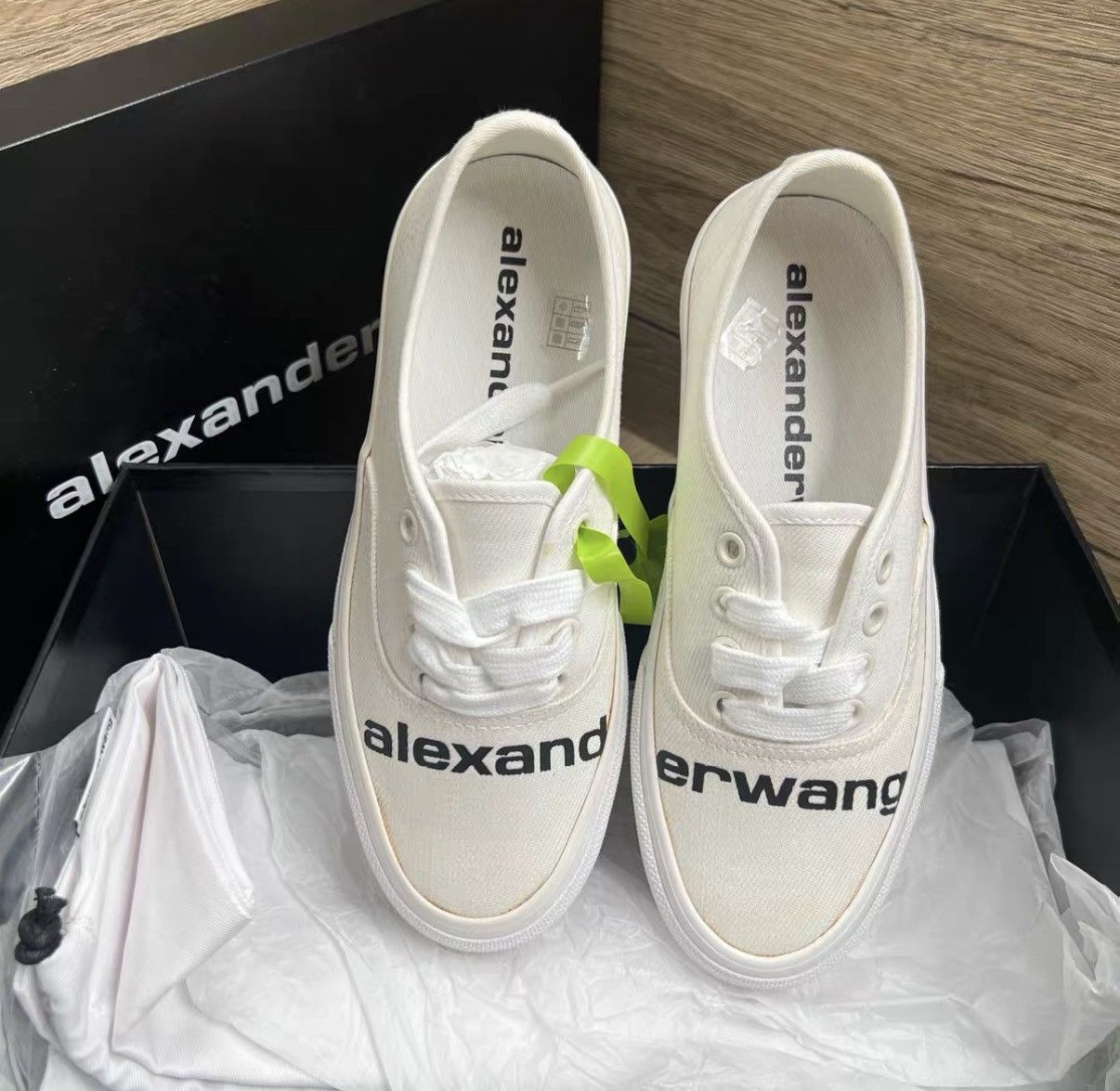 Alexander Wang Alexander Wang Canvas White Sneakers J41 Size US 6 / IT 36 - 2 Thumbnail