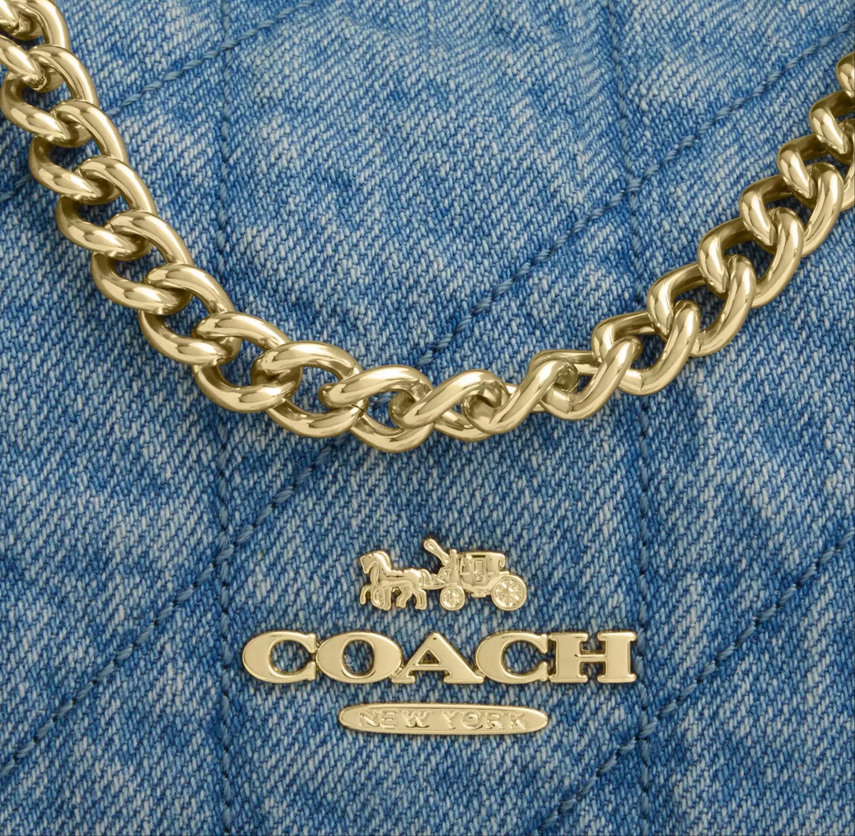 Coach Caitlin Shoulder Bag With Quilting CDZ89 Size ONE SIZE - 4 Thumbnail