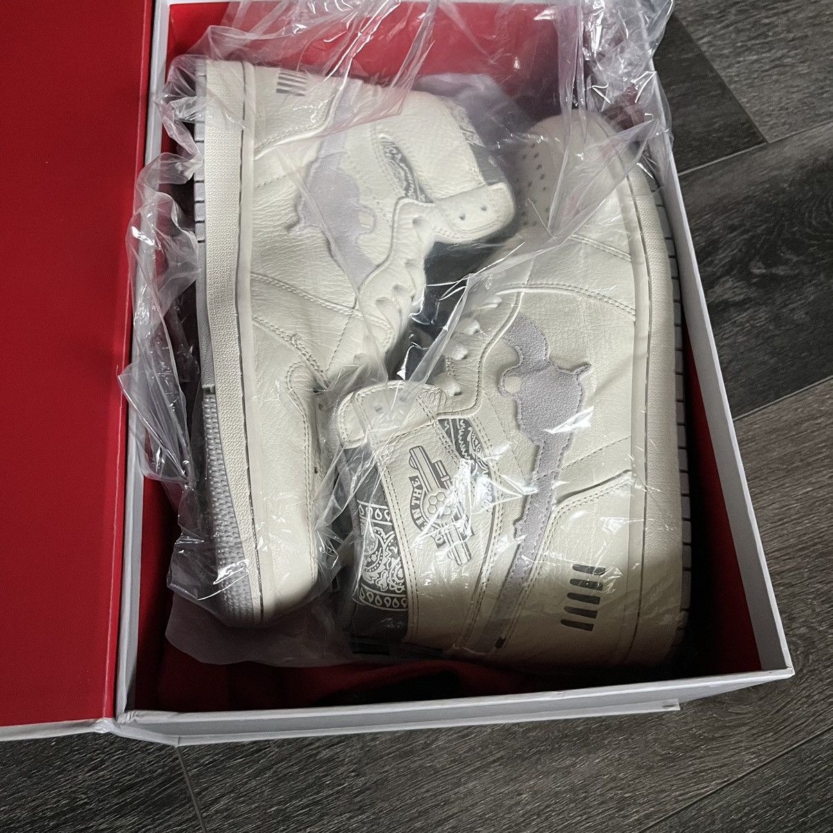 Fugazi New Fugazi One in The Chamber High White/Grey Shoes Size 11 Size US 11 / EU 44 - 6 Thumbnail