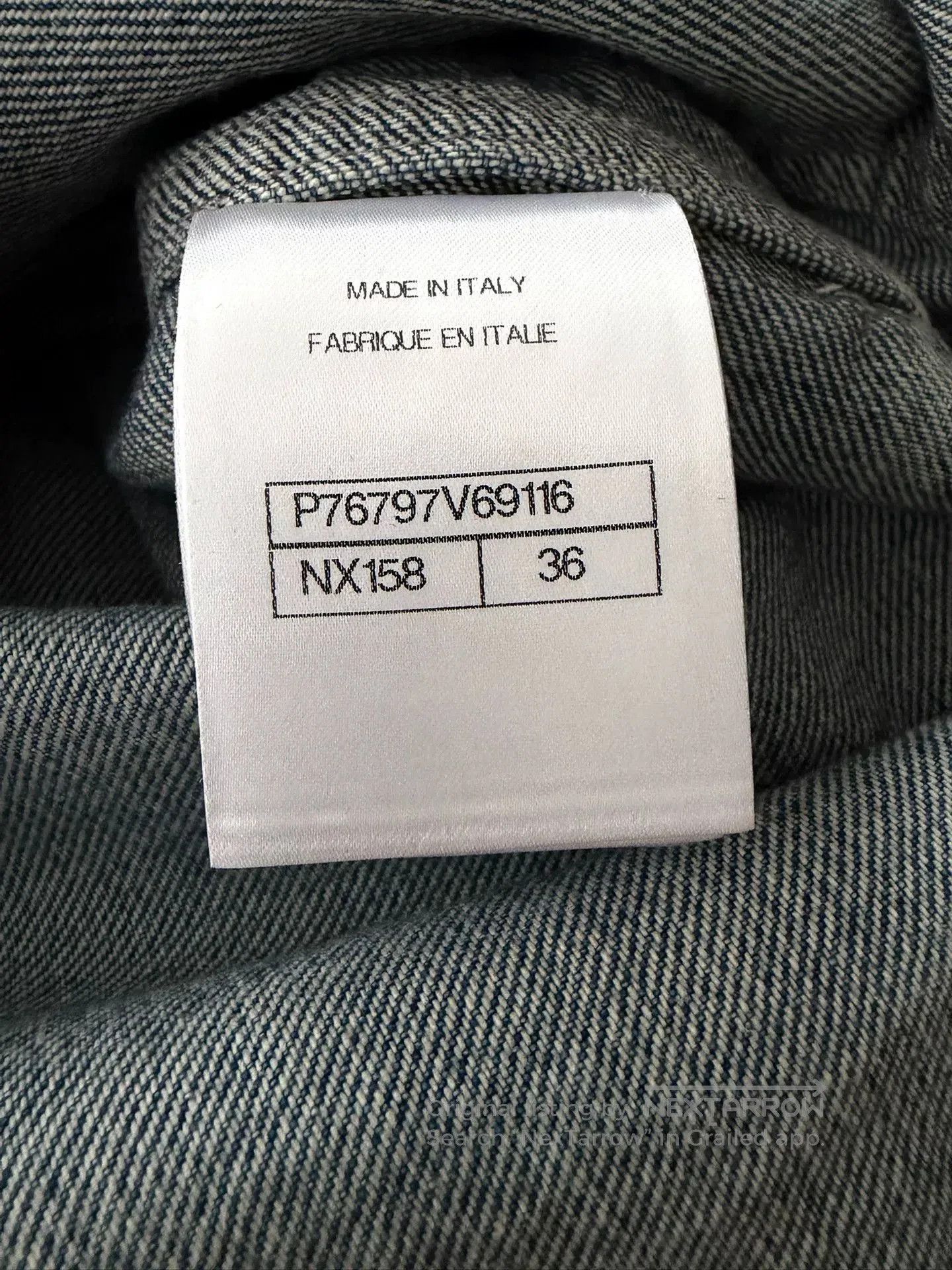 Chanel Chanel 24S Denim Pullover Top. Size US S / EU 44-46 / 1 - 6 Thumbnail