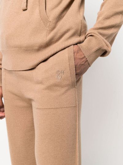 Off-White o1gr1nt0125 Hand Off Bas Cashmere Knit Pant in Brown Size US 34 / EU 50 - 5 Thumbnail