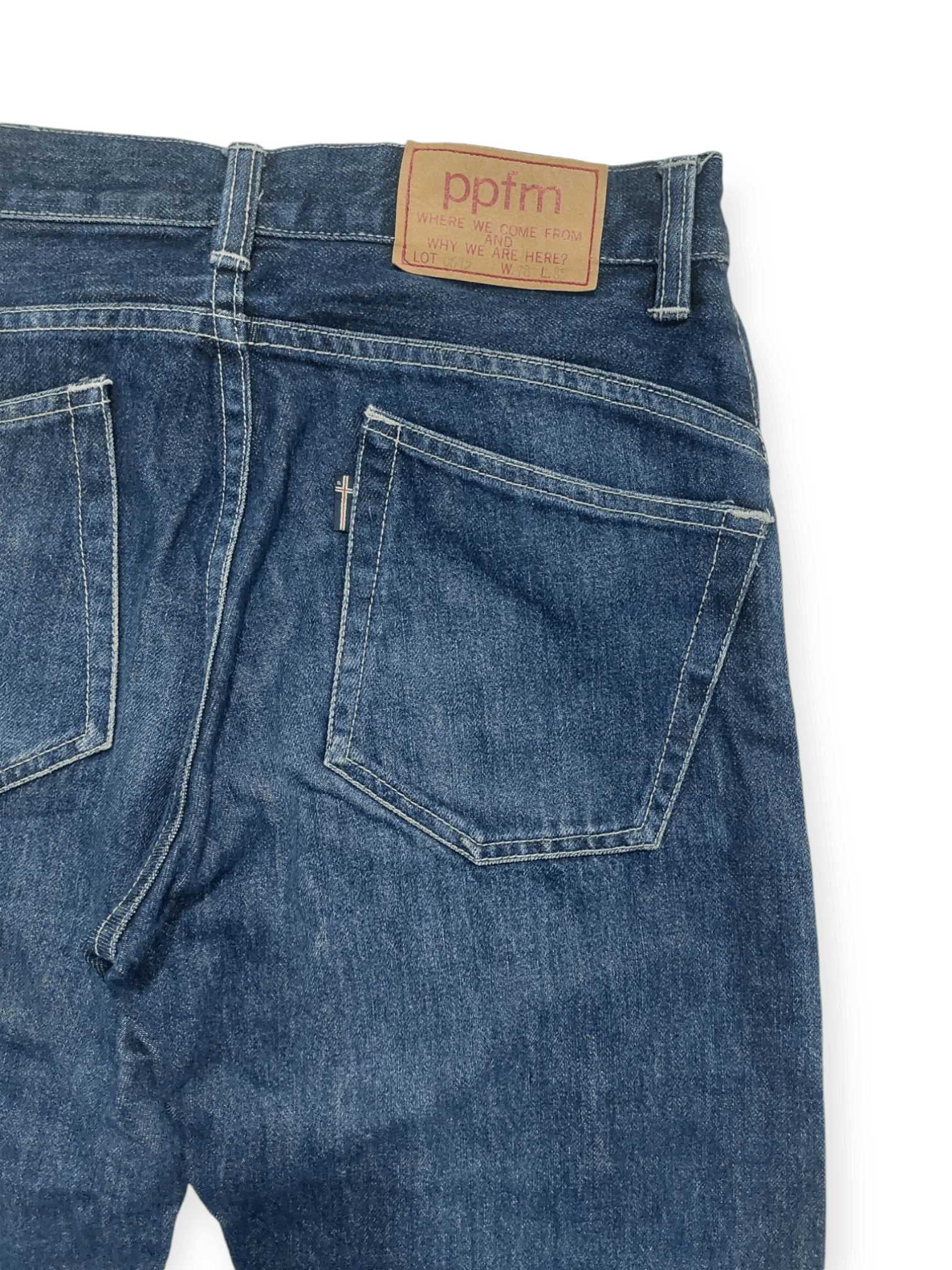 PPFM PPFM Distressed Denim Jeans Size US 28 / EU 44 - 15 Thumbnail