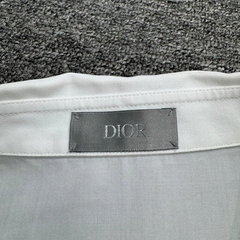 Dior Dior Embroidered badge shirt Size US XXS / EU 40 - 4 Thumbnail
