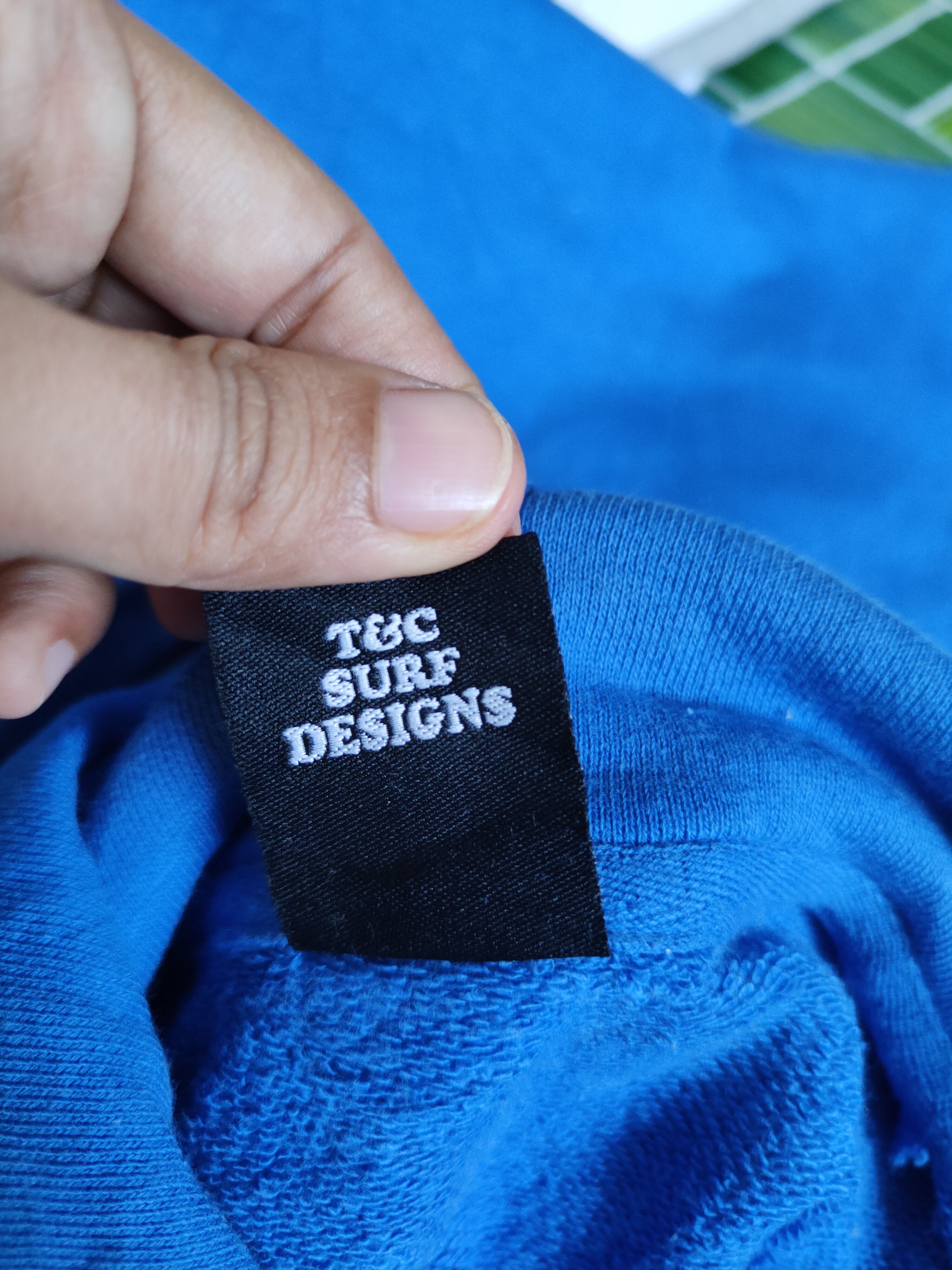 Japanese Brand T&C Surf Designs Blue Hoodie Sweatshirts #S2480 Size US L / EU 52-54 / 3 - 5 Thumbnail
