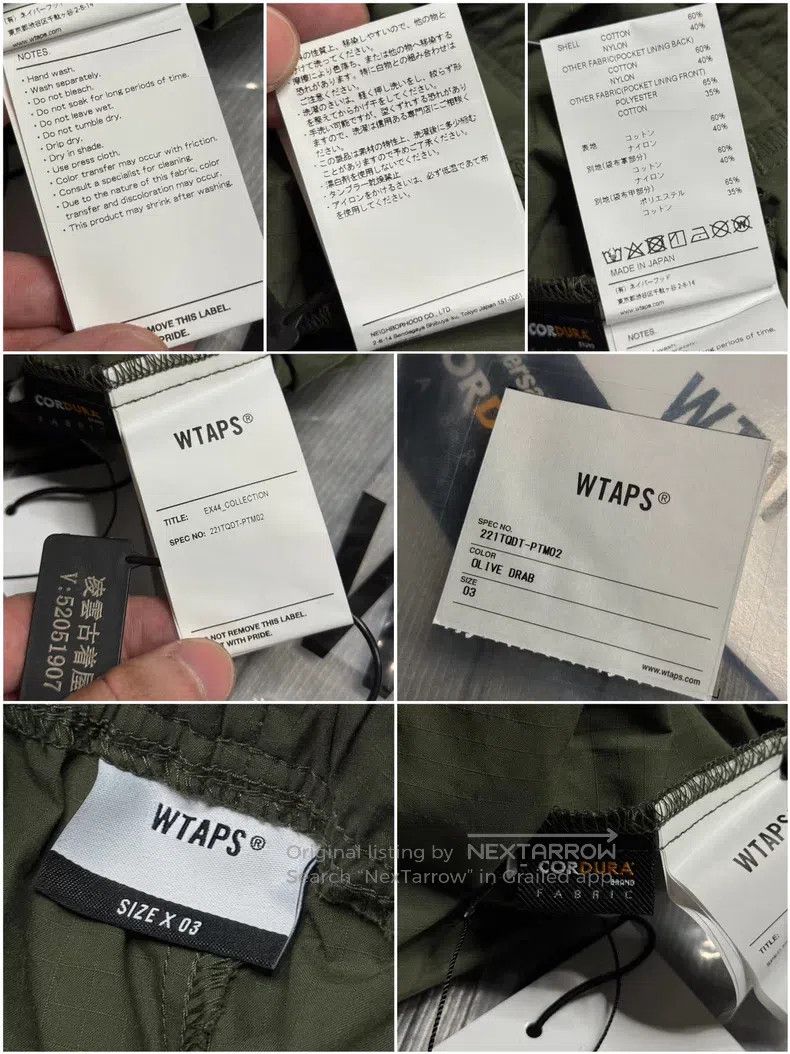 Other Wtaps size 3 Waterproof breathable loose casual long pants Size US 41 - 7 Thumbnail