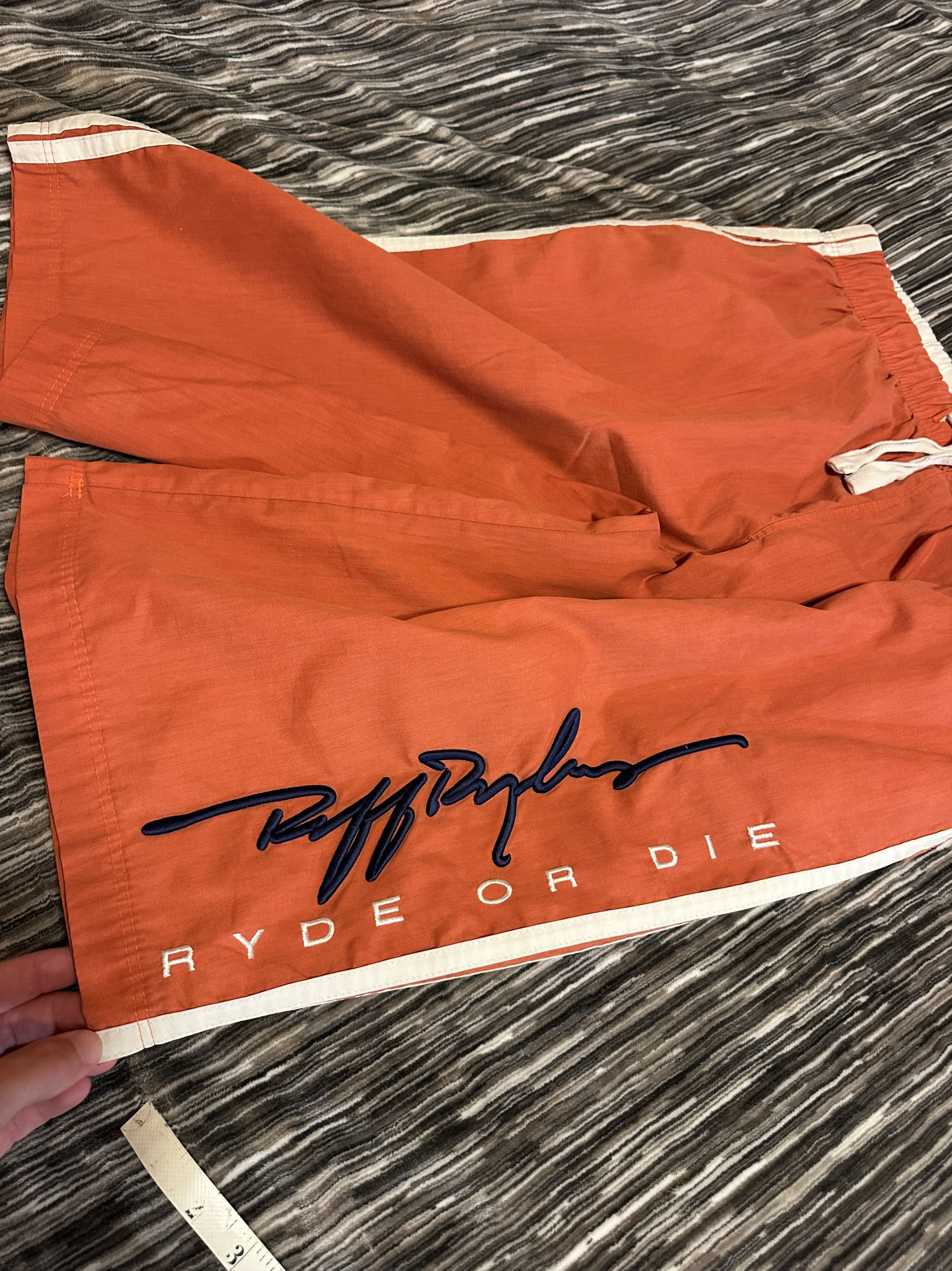 Ruff Ryders Vintage ruff ryders ryde or die baggy shorts orange Size US 32 / EU 48 - 9 Thumbnail