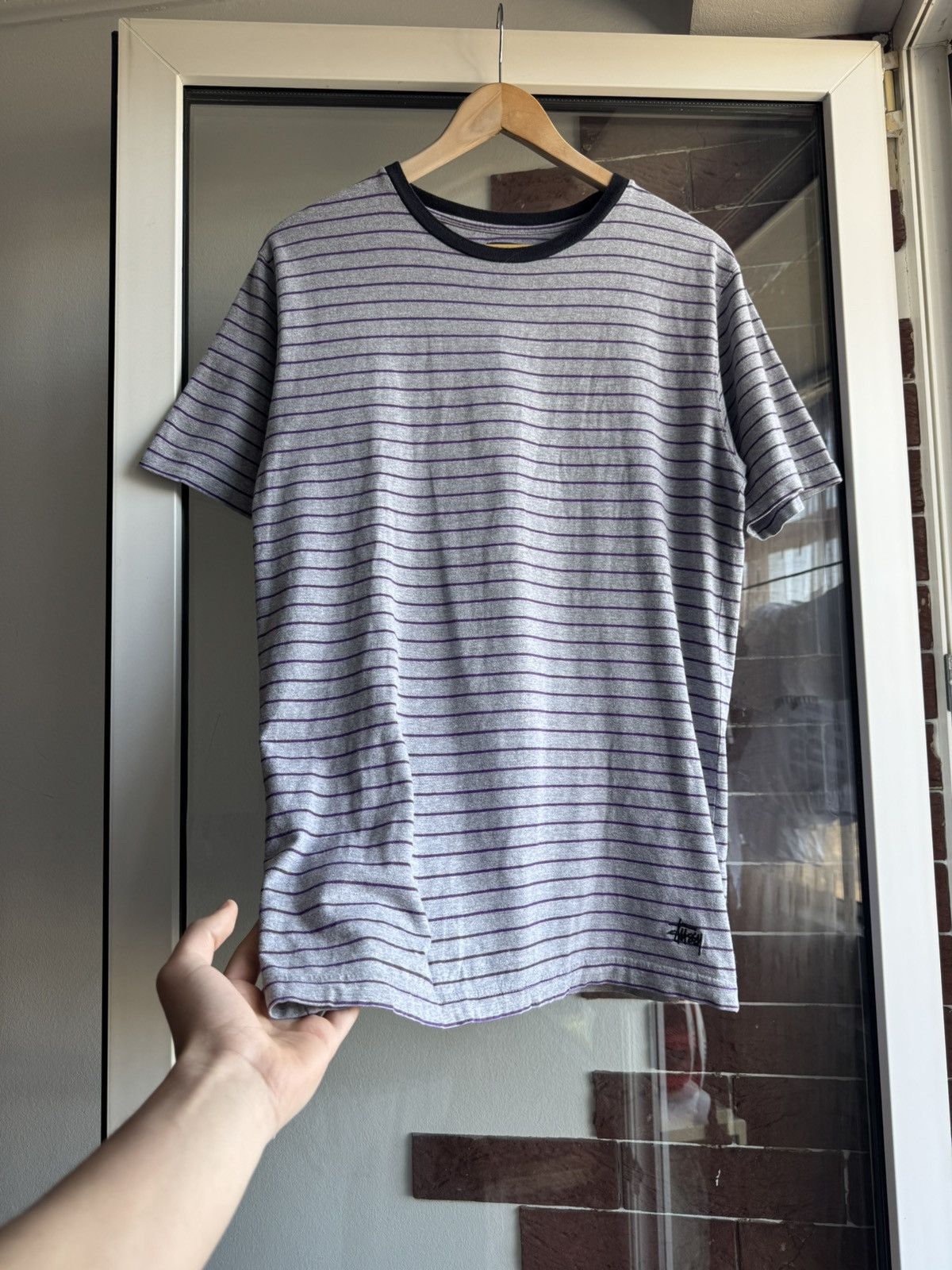 Stussy Vintage Stussy Striped T-shirt Size US M / EU 48-50 / 2 - 9 Thumbnail