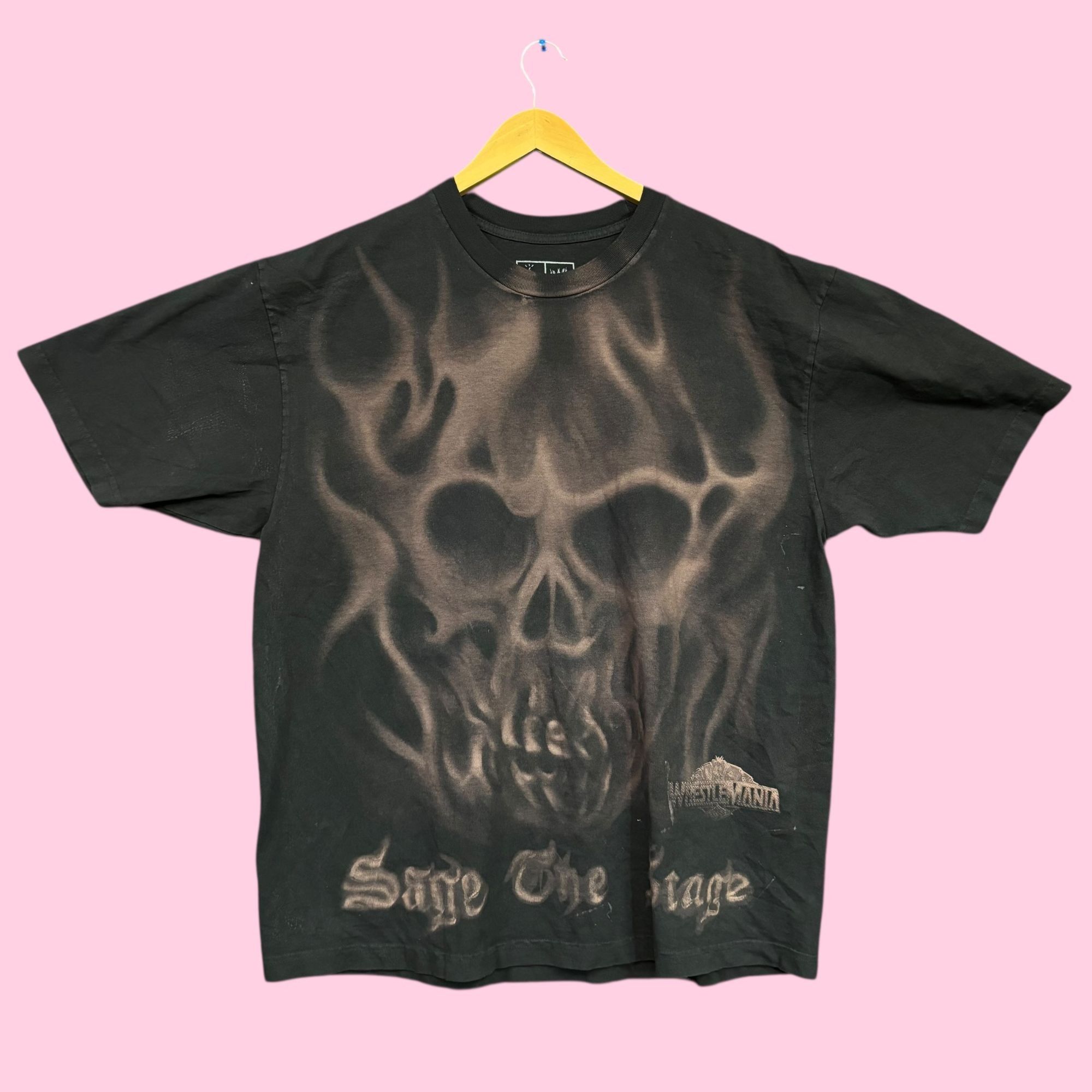 国内発送■CACTUS JACK■×WWE SAGE THE STAGE TEE Sportswear × Streetwear × Travis Scott Cactus Jack x WWE