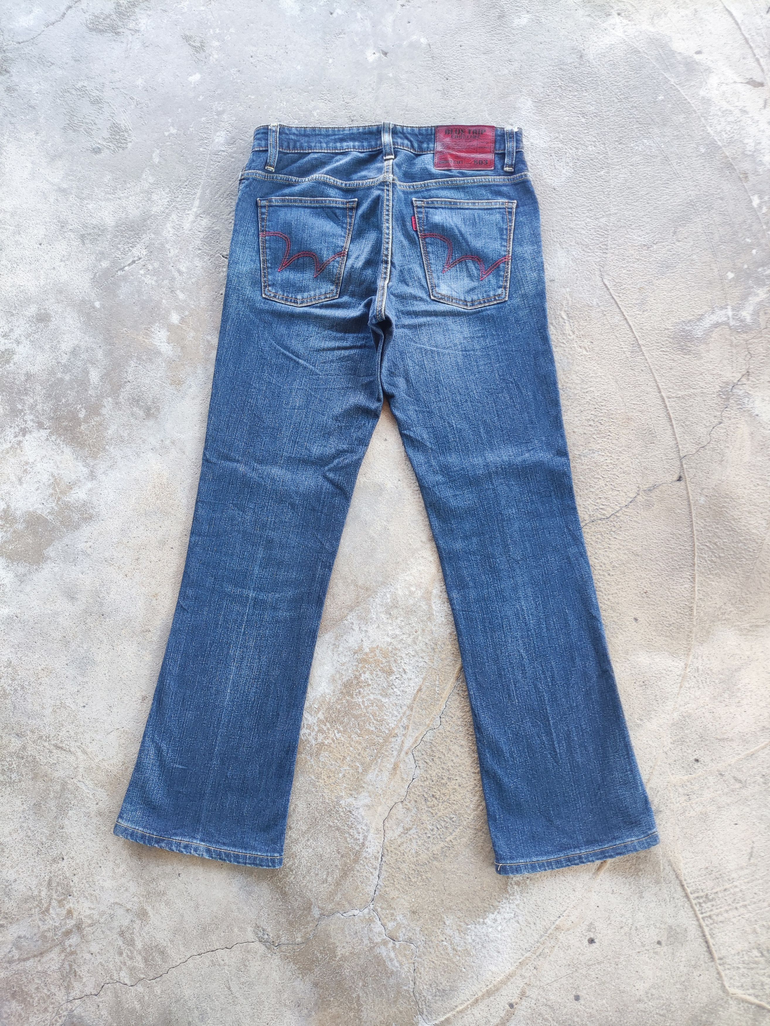 Edwin × Jean Vintage Edwin 503 BOOT Jeans Faded Denim Pants FLARED W32 Size US 34 / EU 50 - 10 Thumbnail