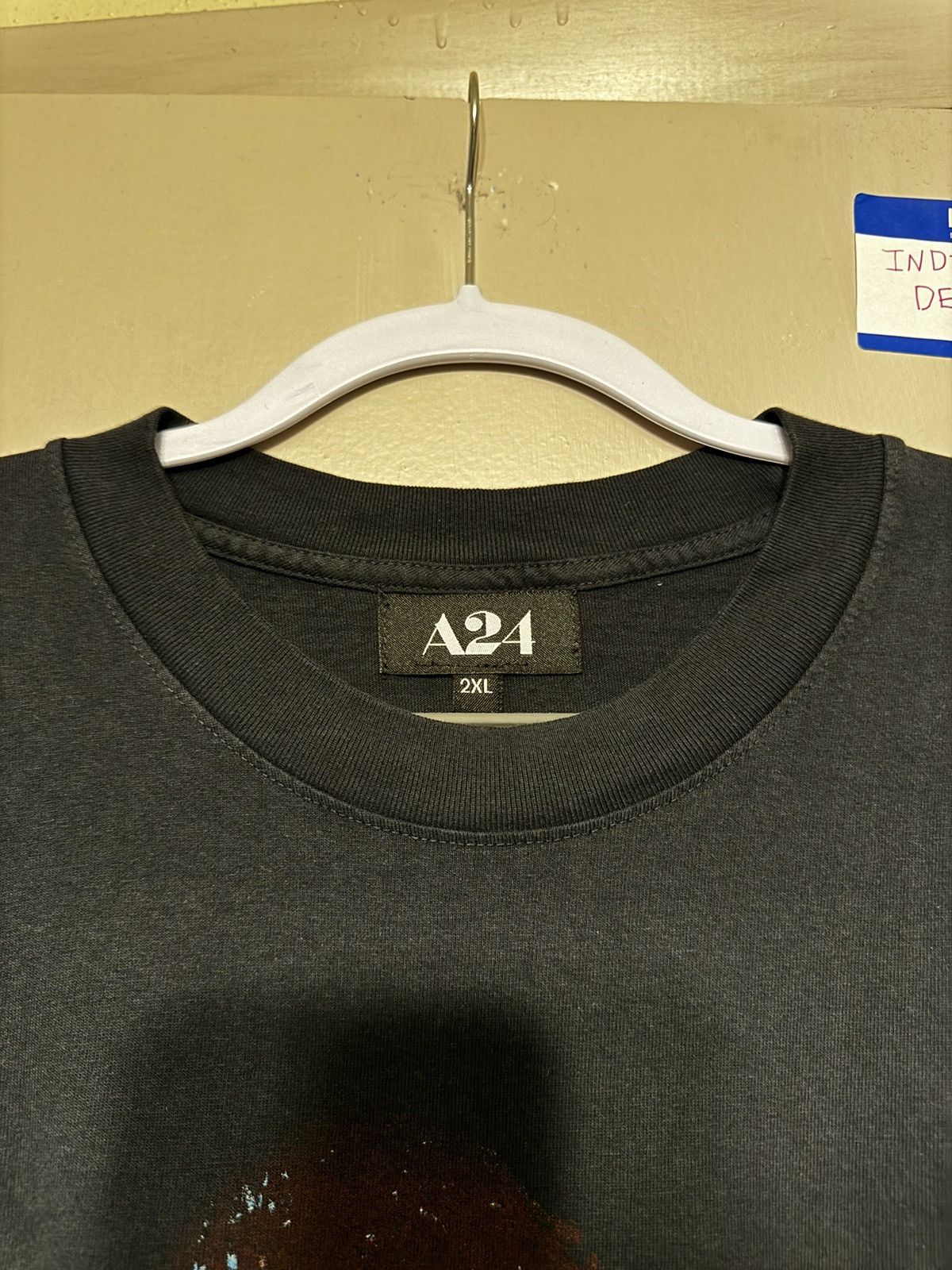 A24 × Online Ceramics I Saw The TV Glow A24 Puff Print Black Tee Shirt Size US XXL / EU 58 / 5 - 3 Thumbnail